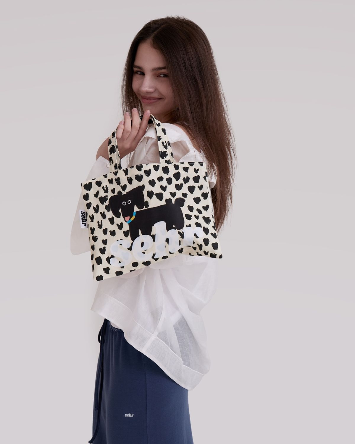세르(SEHR) My Puppy Love Mini Bag (Ivory)