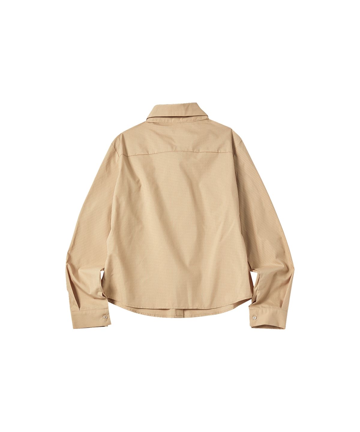 꼬모니노즈(COMONINOZ) W SMOCK BLOUSE [BEIGE]