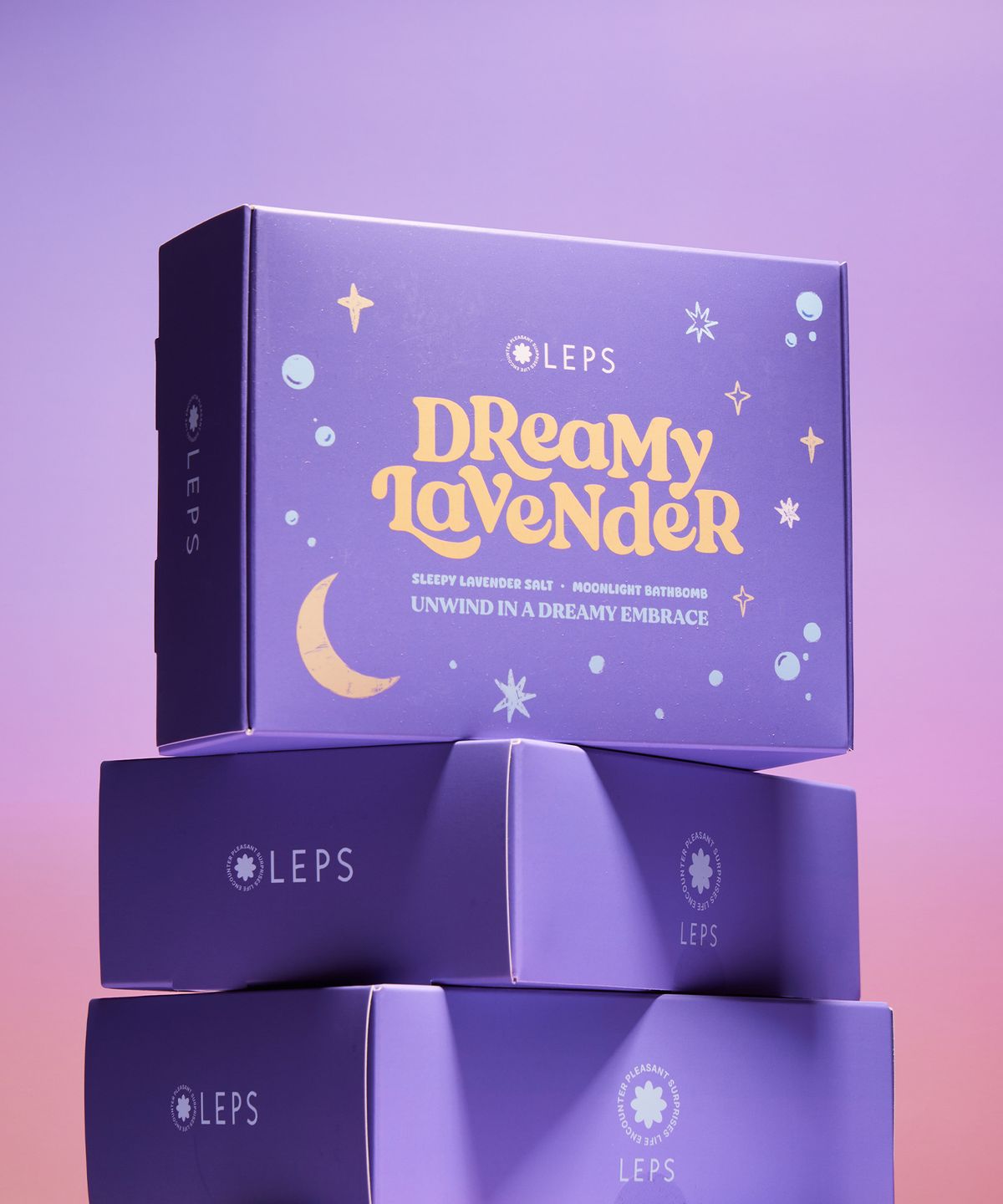 렙스(LEPS) 멜라토닌 배쓰솔트 배쓰밤 드리미 라벤더 선물세트