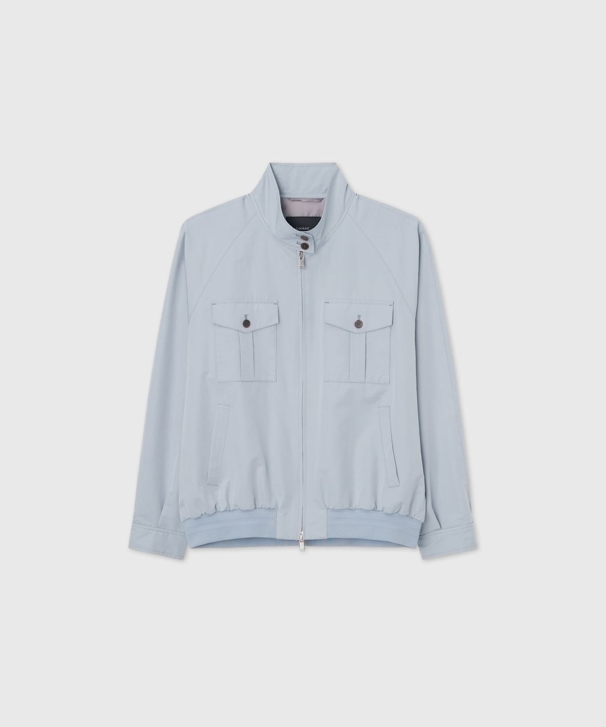 룩캐스트(LOOKAST) 코튼 유틸리티 봄버 자켓_라이트 블루 / COTTON UTILITY BOMBER JACKET_LIGHT BLUE