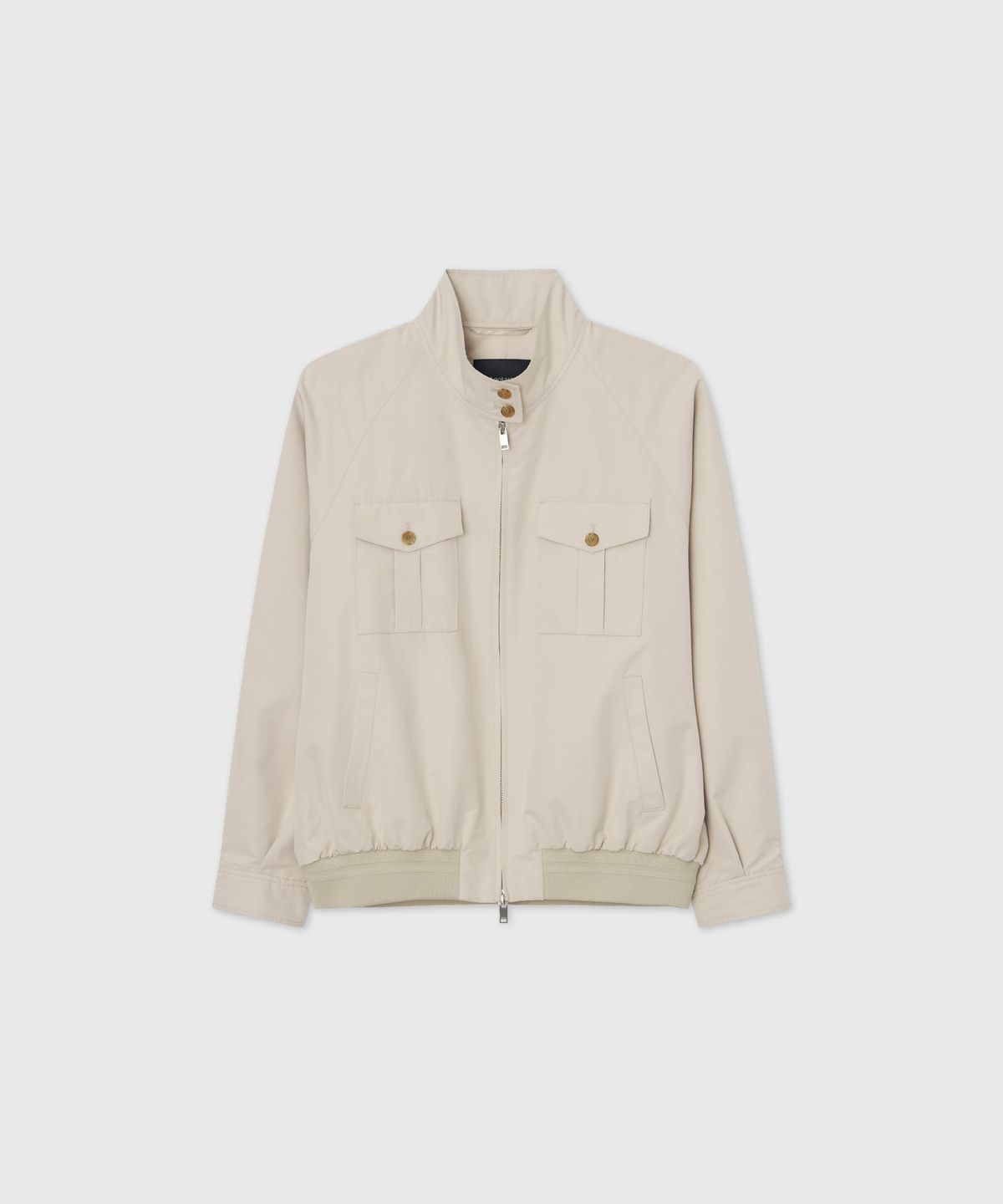 룩캐스트(LOOKAST) 코튼 유틸리티 봄버 자켓_베이지 / COTTON UTILITY BOMBER JACKET_BEIGE