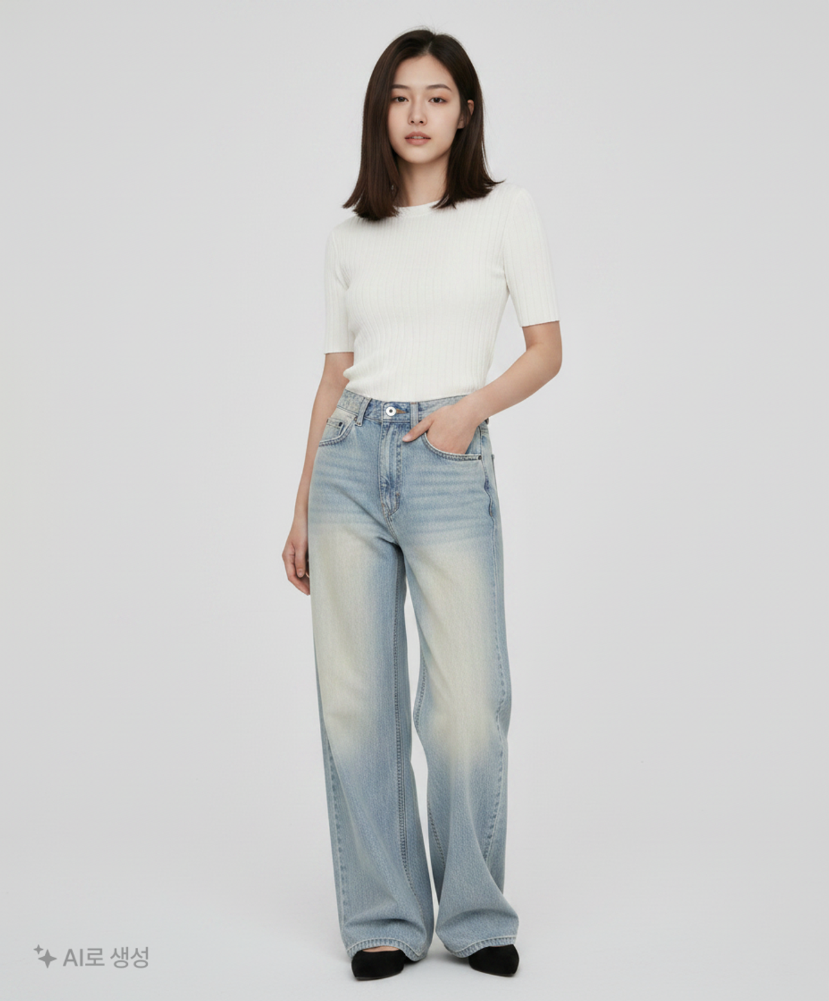 밀리언코르(MILLIONCOR) 청/데님 팬츠 L