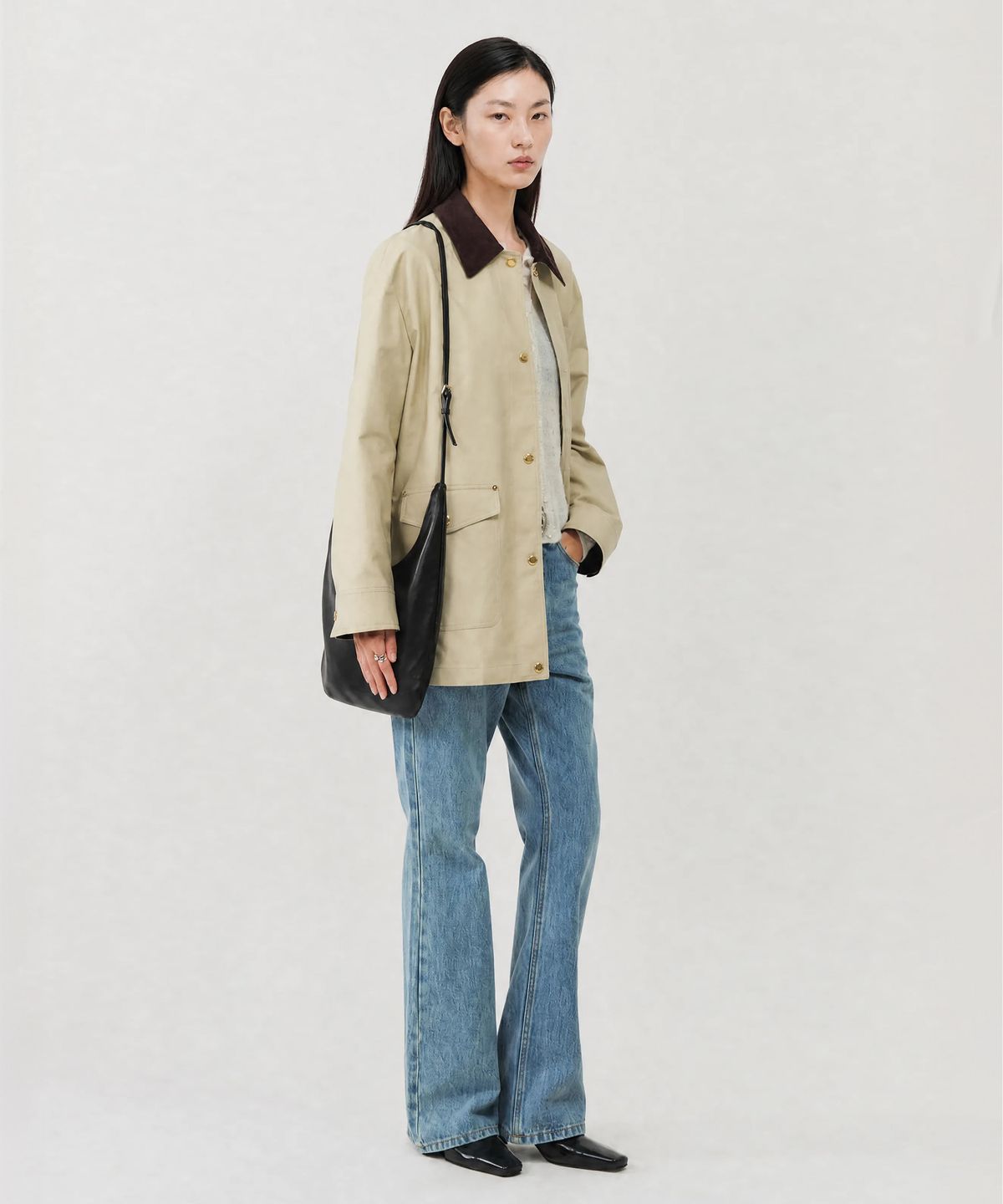 룩캐스트(LOOKAST) 어반 코듀로이 칼라 워크 재킷_베이지 / URBAN CORDUROY COLLAR WORK JACKET_BEIGE