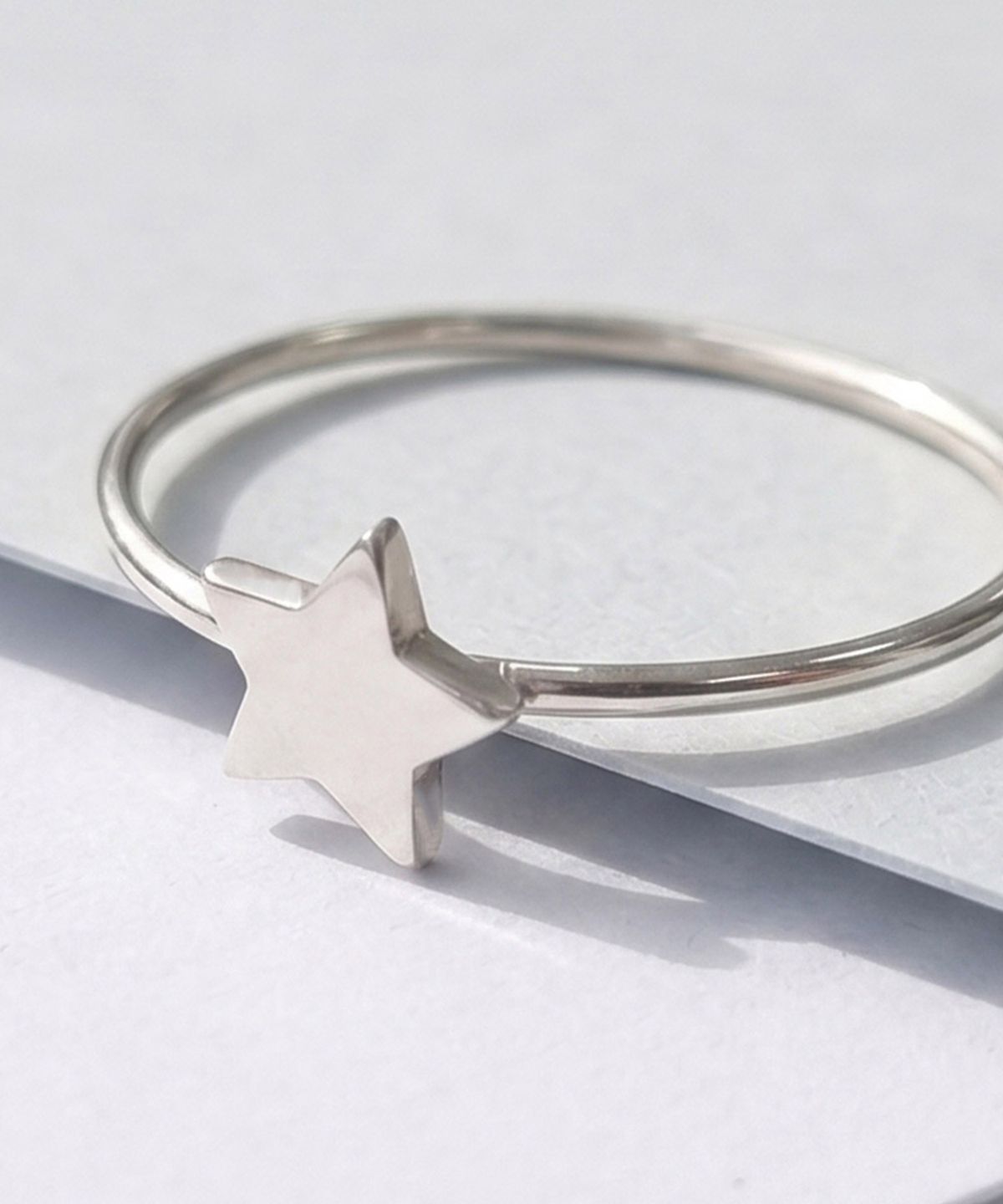 엘렌쥬얼리(HELENE JEWELRY) 실버 925 Silver 샤인 스타 미스 링 은 실 반지