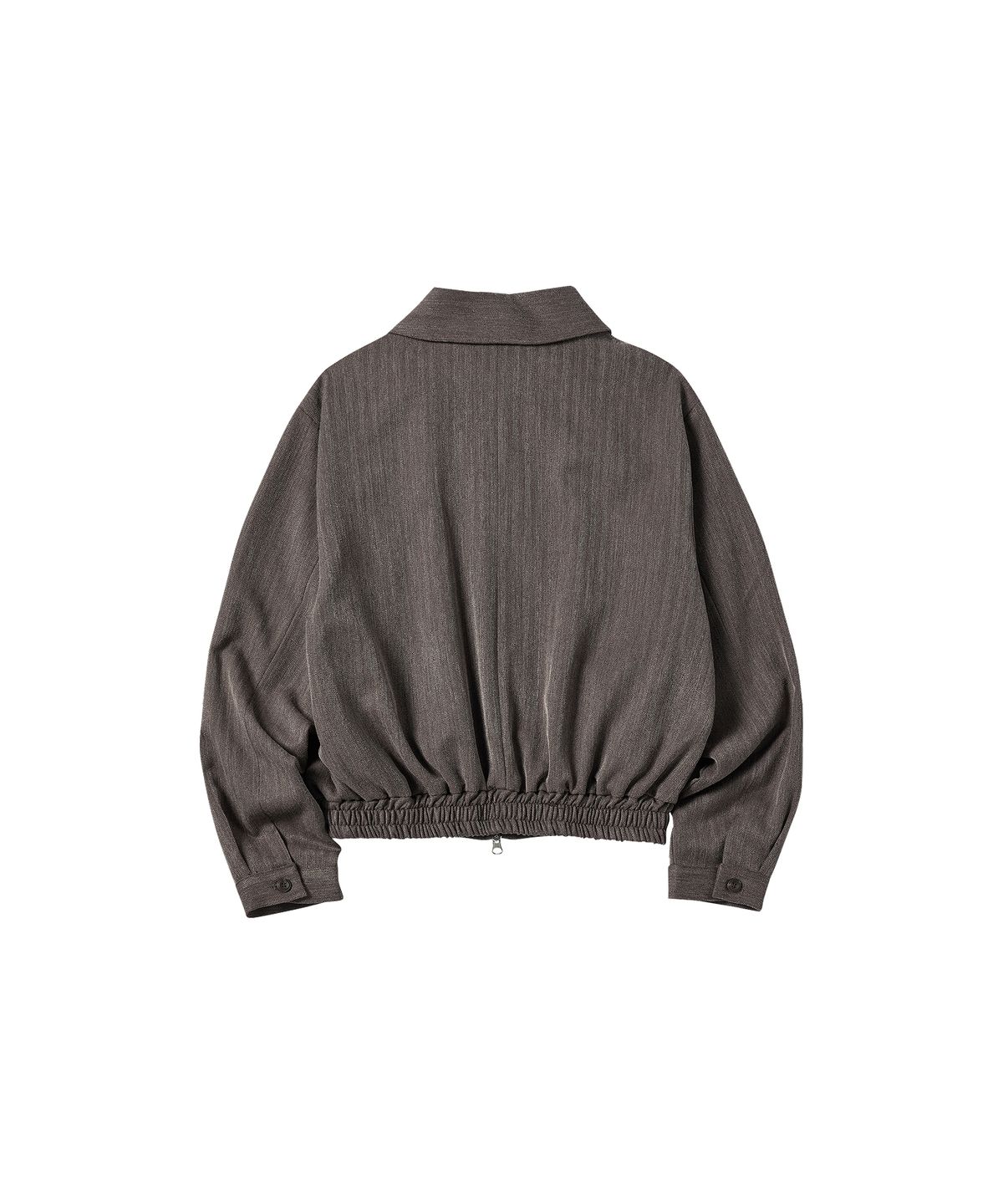 꼬모니노즈(COMONINOZ) W HERRINGBONE JUMPER [BROWN]