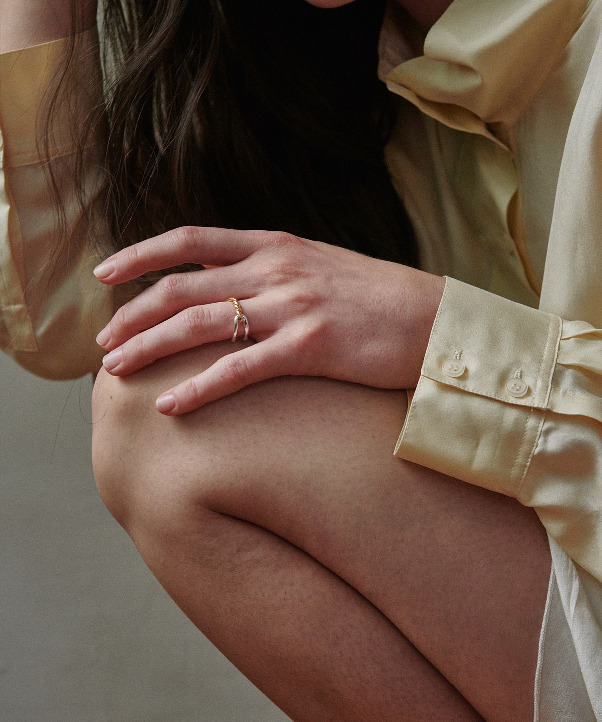 베흐트(VERTE) Cinq.803 / mini ripple ring (combi)