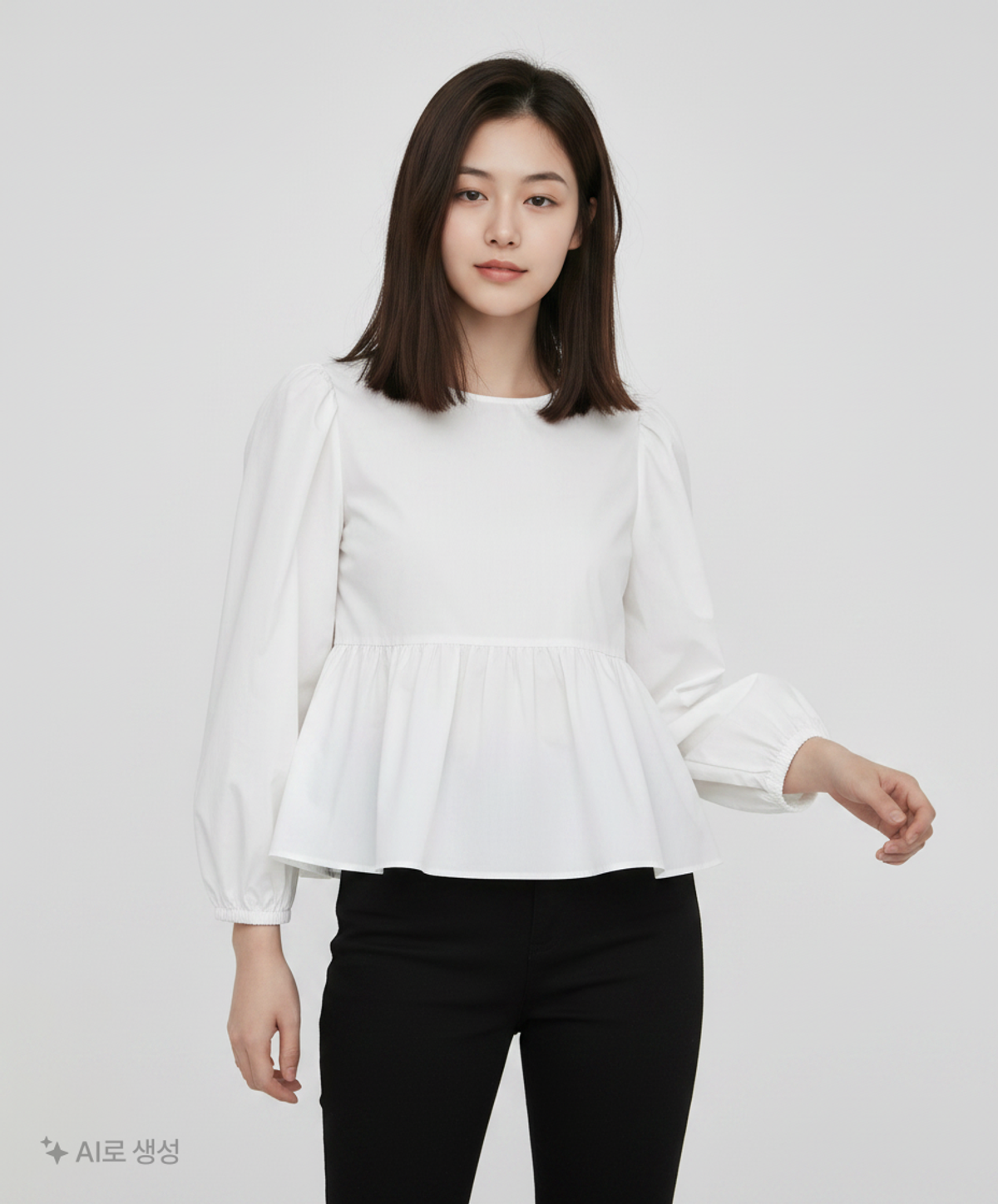 미쏘(MIXXO) 베이비돌 블라우스 BWD919G RE_MIWBLDT9QG S