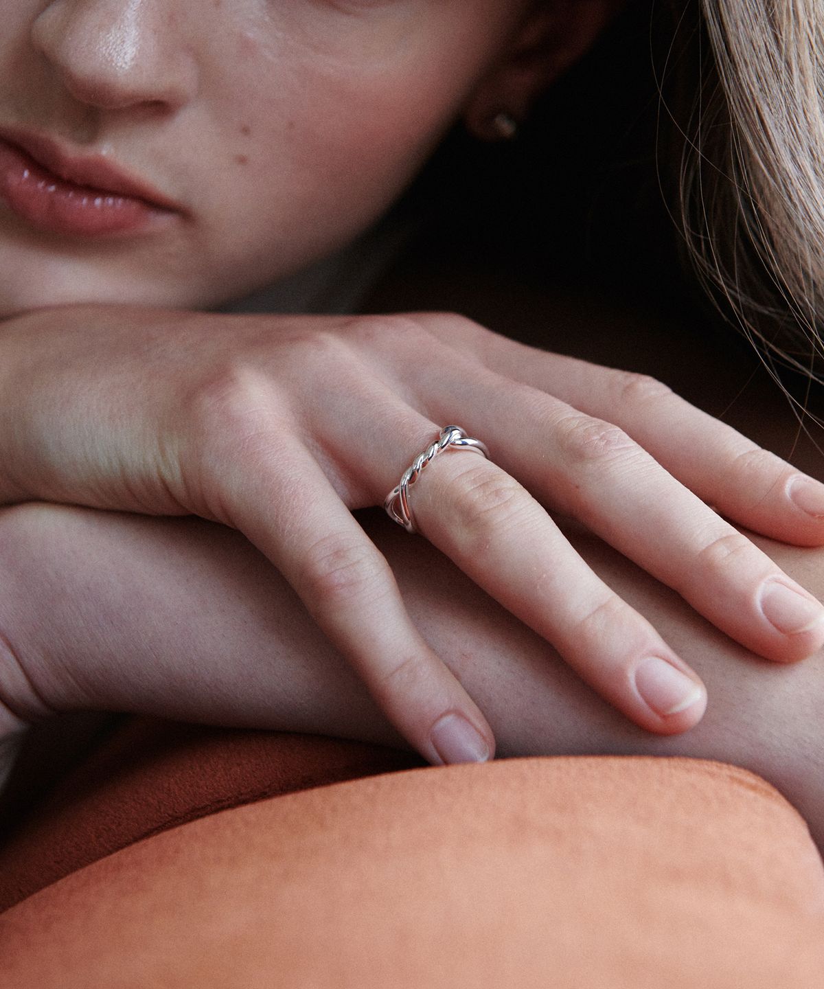 베흐트(VERTE) Cinq.803 / mini ripple ring (silver)