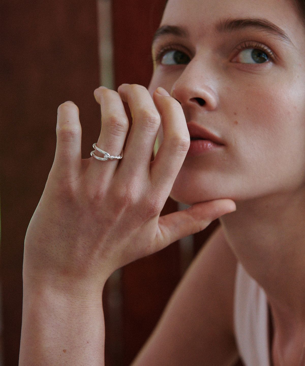베흐트(VERTE) Cinq.803 / mini ripple ring (silver)