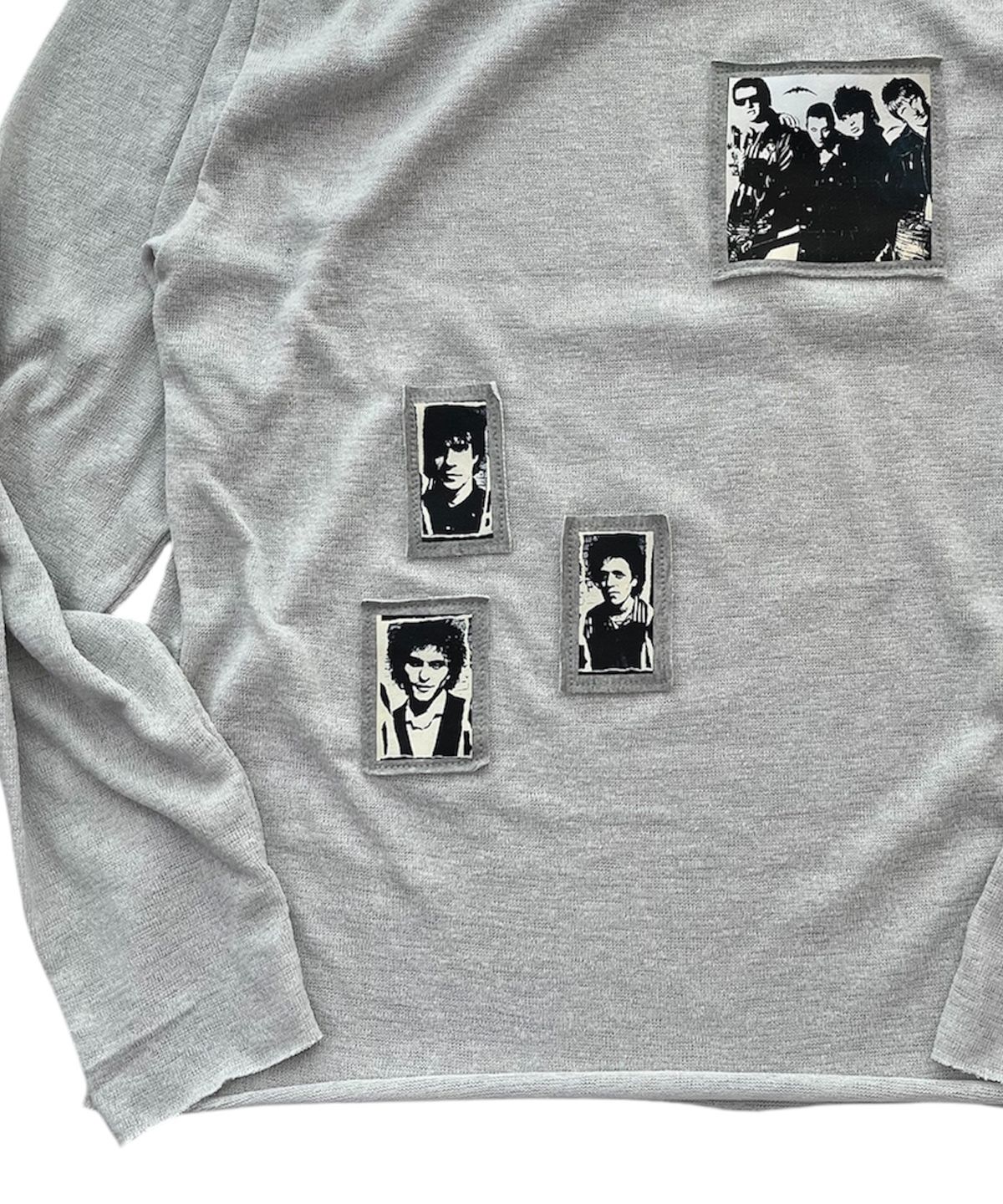 스케이터락(SK8ER ROCK) Riot Archive See-Thirough Knit (Light gray)