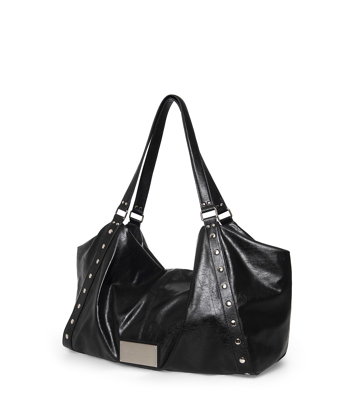 마뗑킴(MATIN KIM) MATIN EDGE STUD BIG BAG IN BLACK