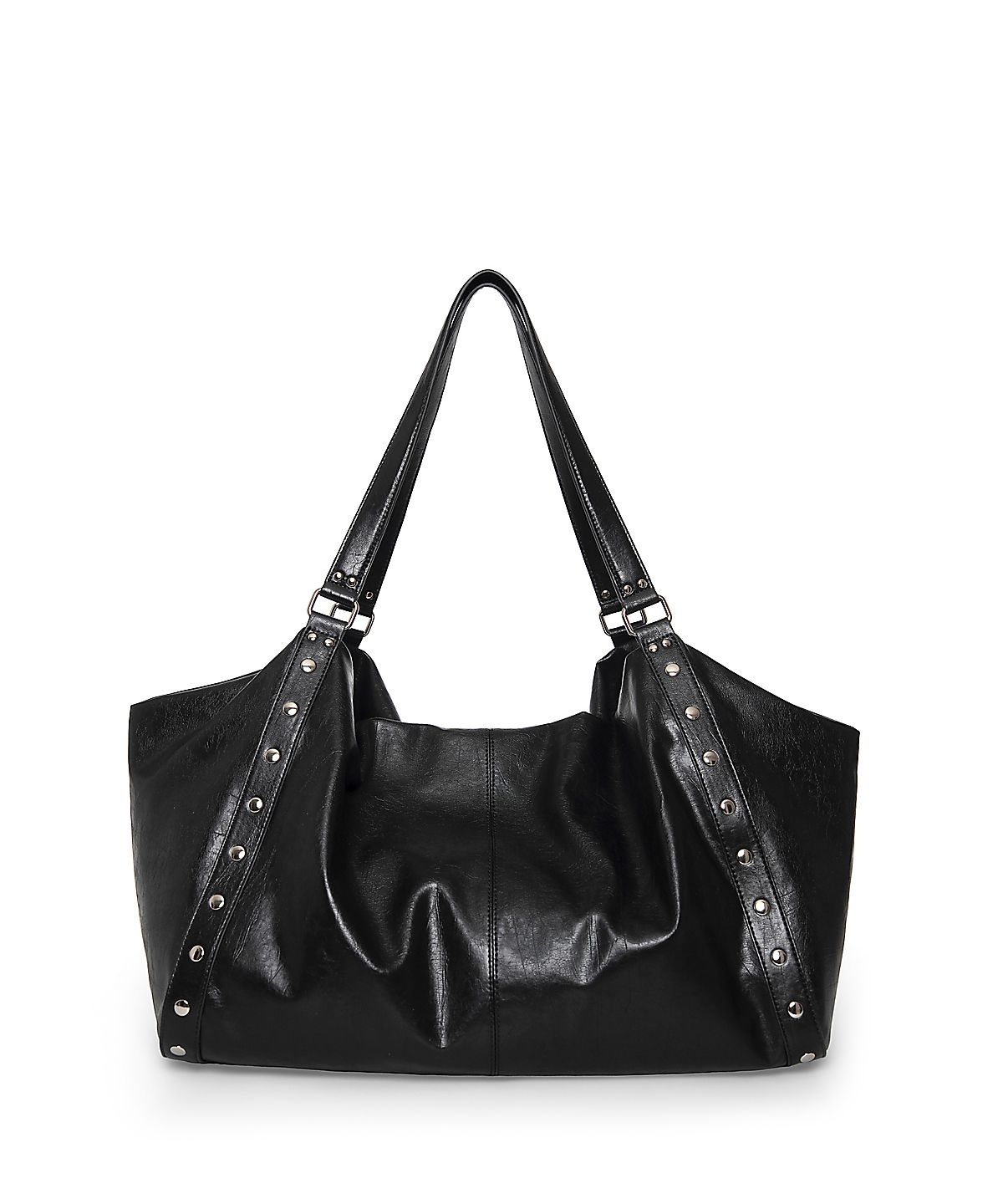 마뗑킴(MATIN KIM) MATIN EDGE STUD BIG BAG IN BLACK