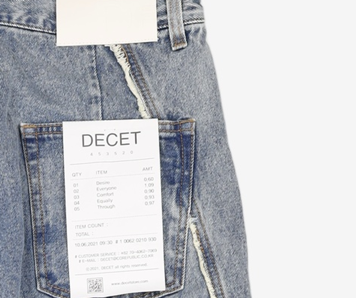 데케트(DECET) 청/데님 팬츠 30