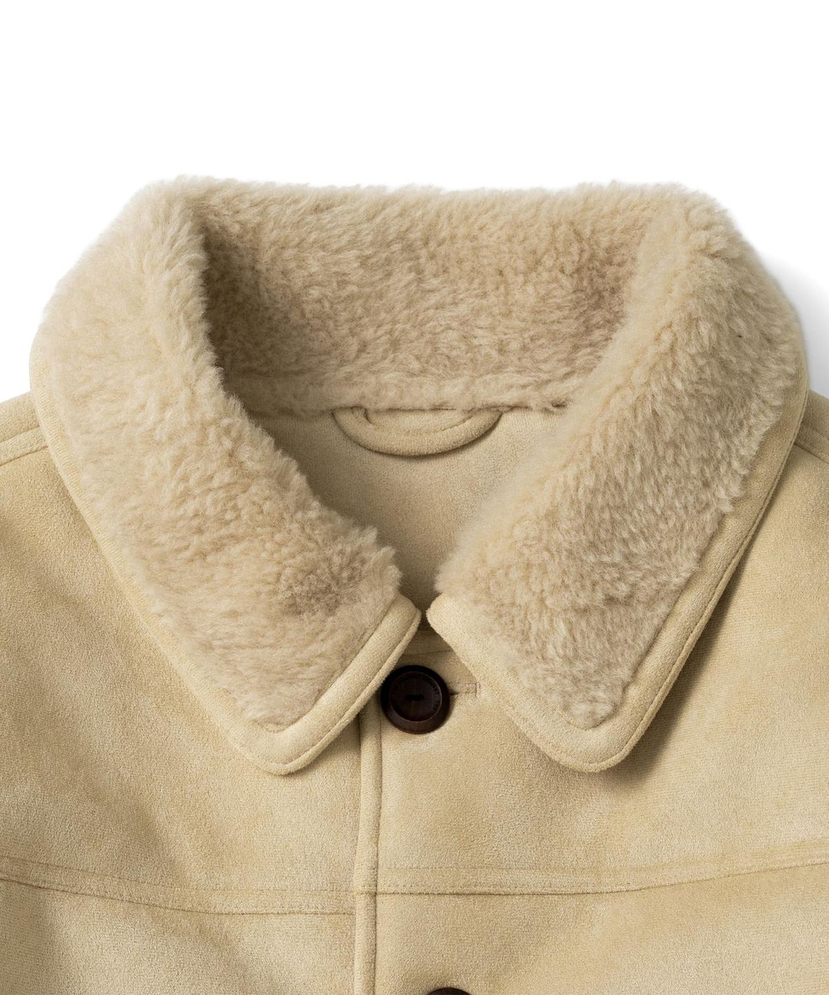 더콜디스트모먼트(THECOLDESTMOMENT) TCM half shearling coat (beige)