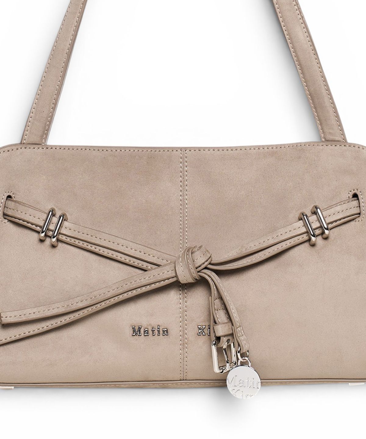 마뗑킴(MATIN KIM) DROP TAIL MELLOW SHOULDER BAG IN BEIGE