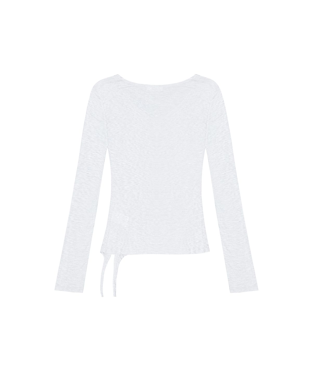 이와이이알(EYEER) V-neck Mesh Long Sleeve - White