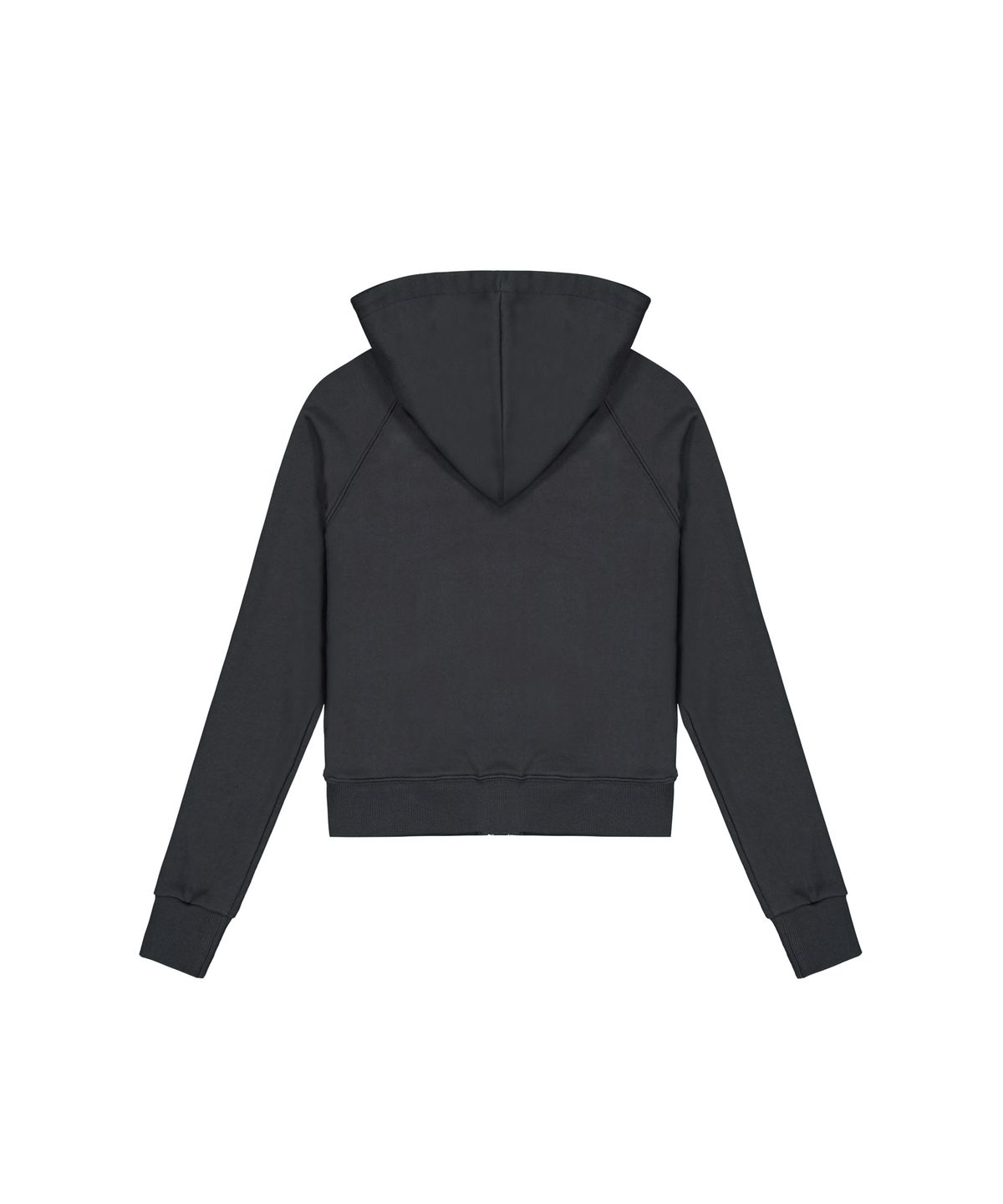 이와이이알(EYEER) Mock Neck Incision Hooded Zip-up - Charcoal