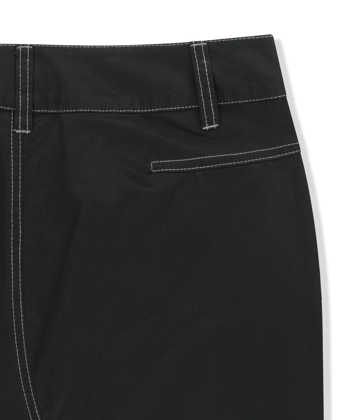 마뗑킴(MATIN KIM) BIG POCKET LONG WRAP SKIRT IN BLACK
