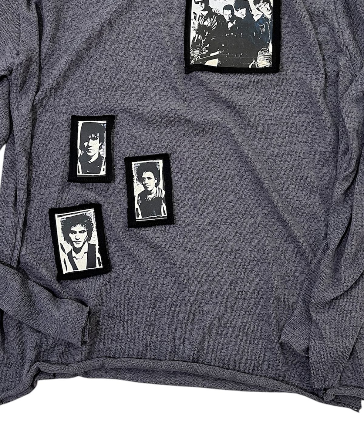 스케이터락(SK8ER ROCK) Riot Archive See-Thirough Knit (Dark melange gray)