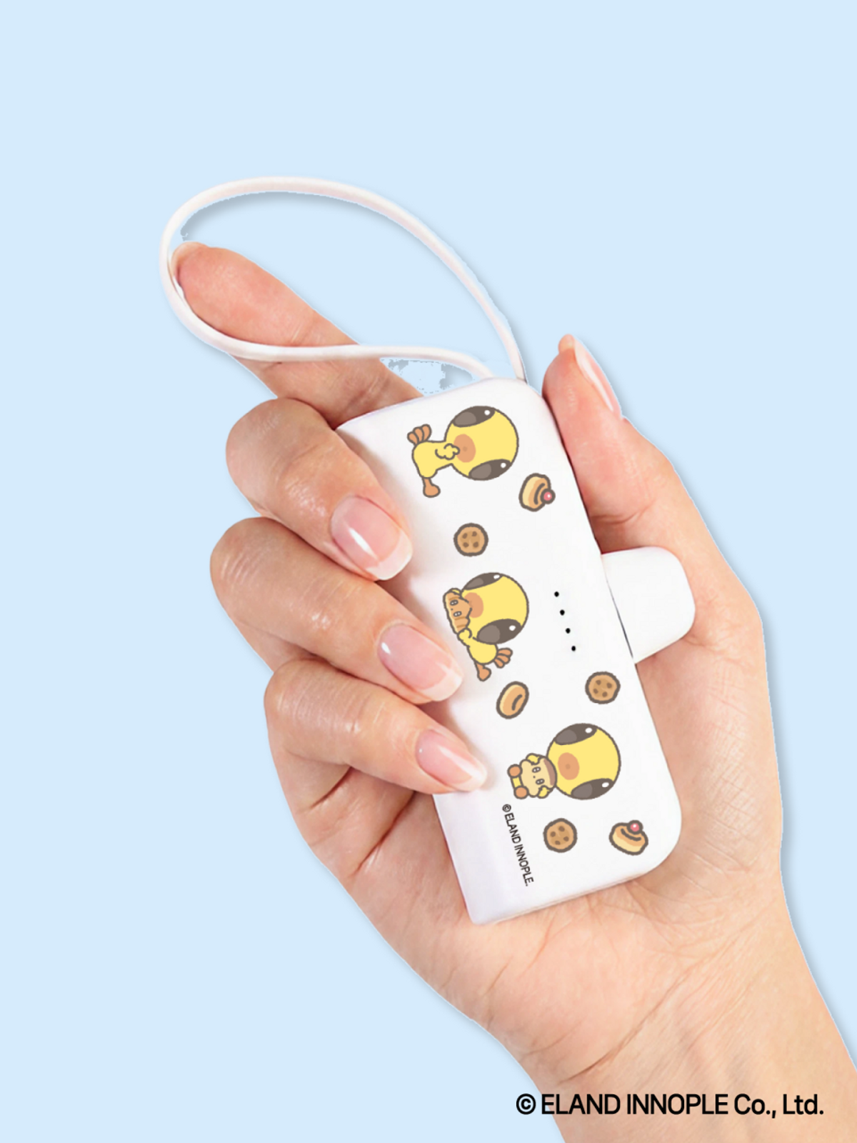 디자인스킨(DESIGNSKIN) [그래픽마켓] 도킹형 보조배터리 C타입-따개비루