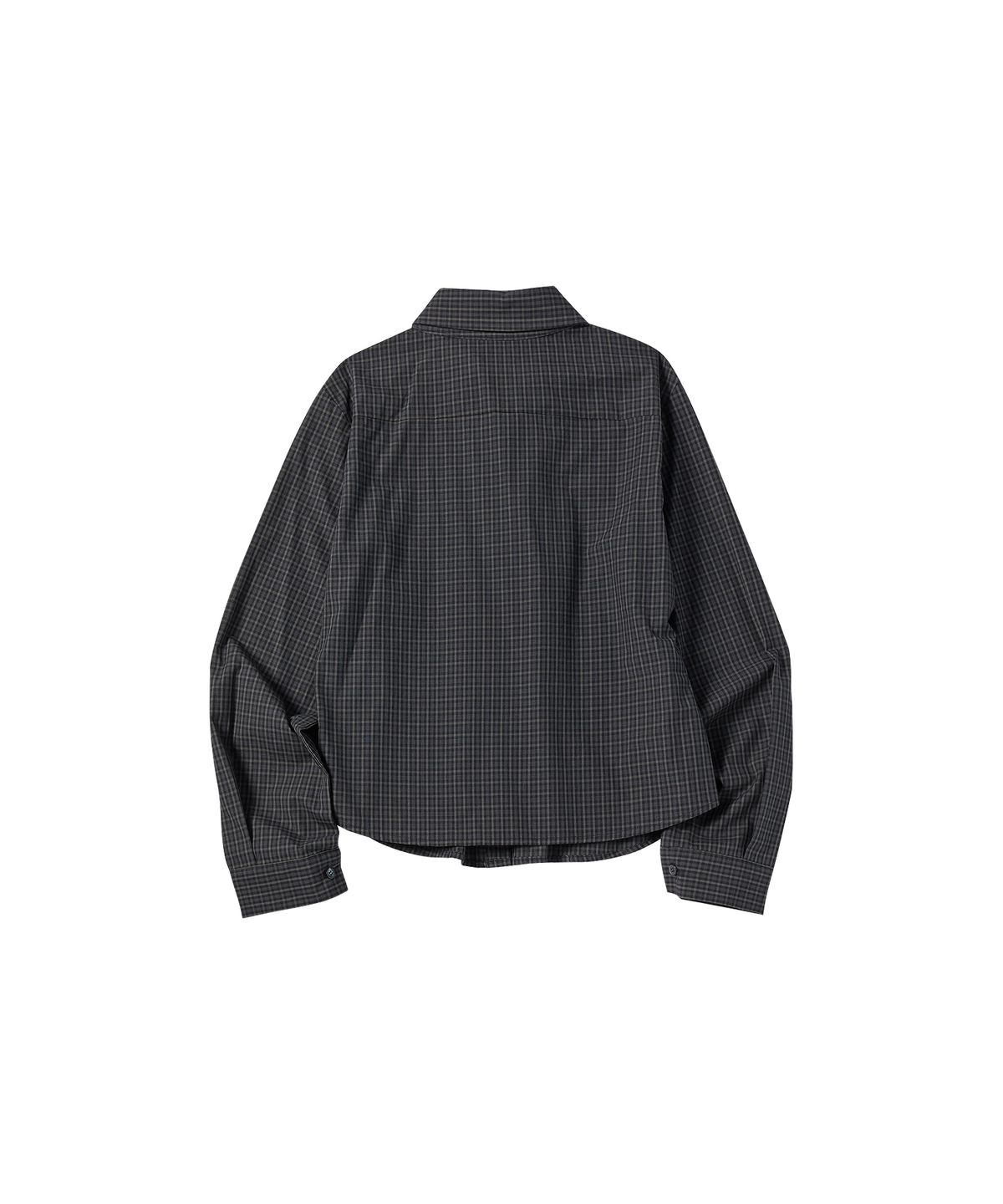 꼬모니노즈(COMONINOZ) W ROUND SMOCK BLOUSE [BLACK]