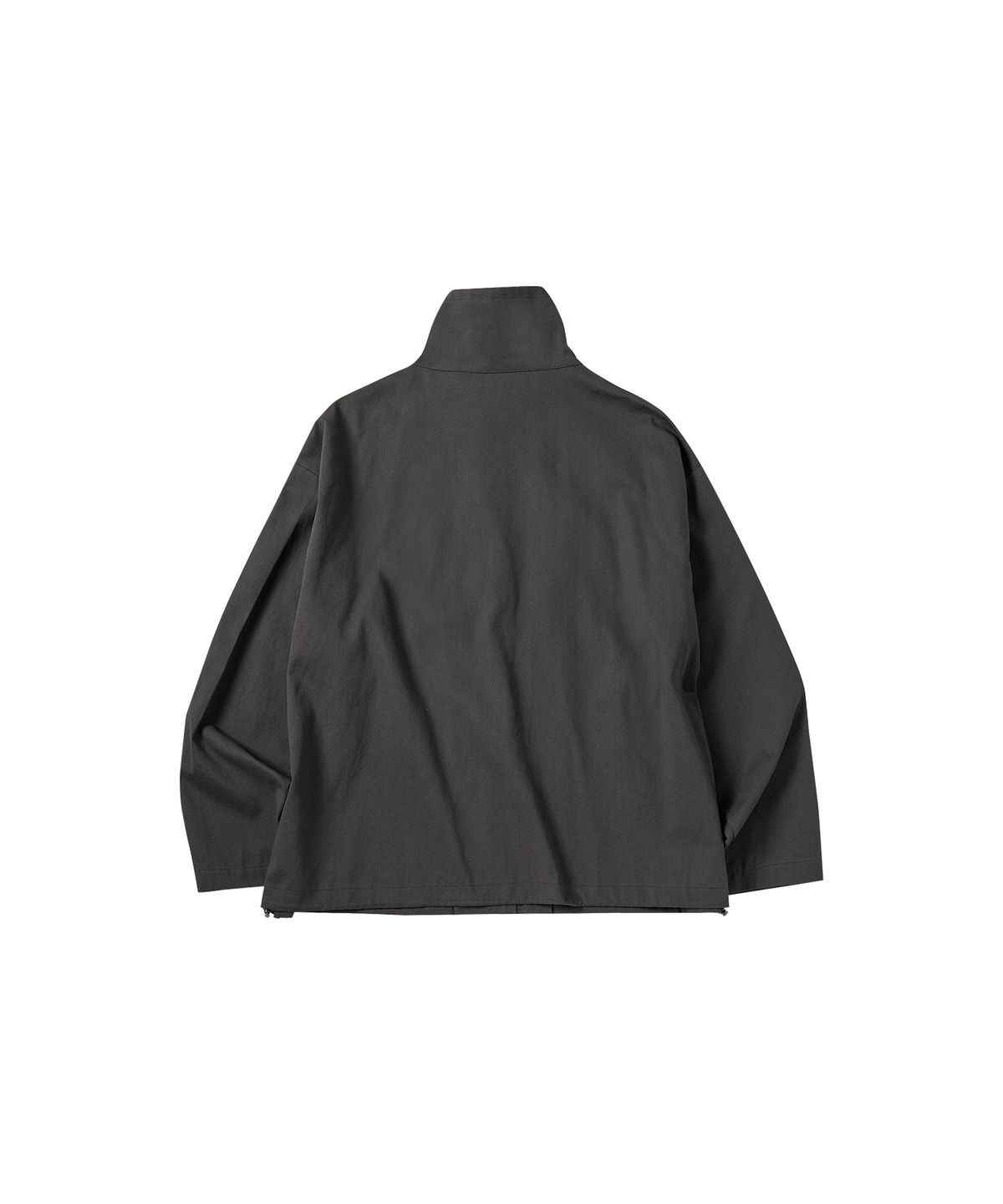 꼬모니노즈(COMONINOZ) HIGHNECK SNAP JACKET [DEEP GRAY]