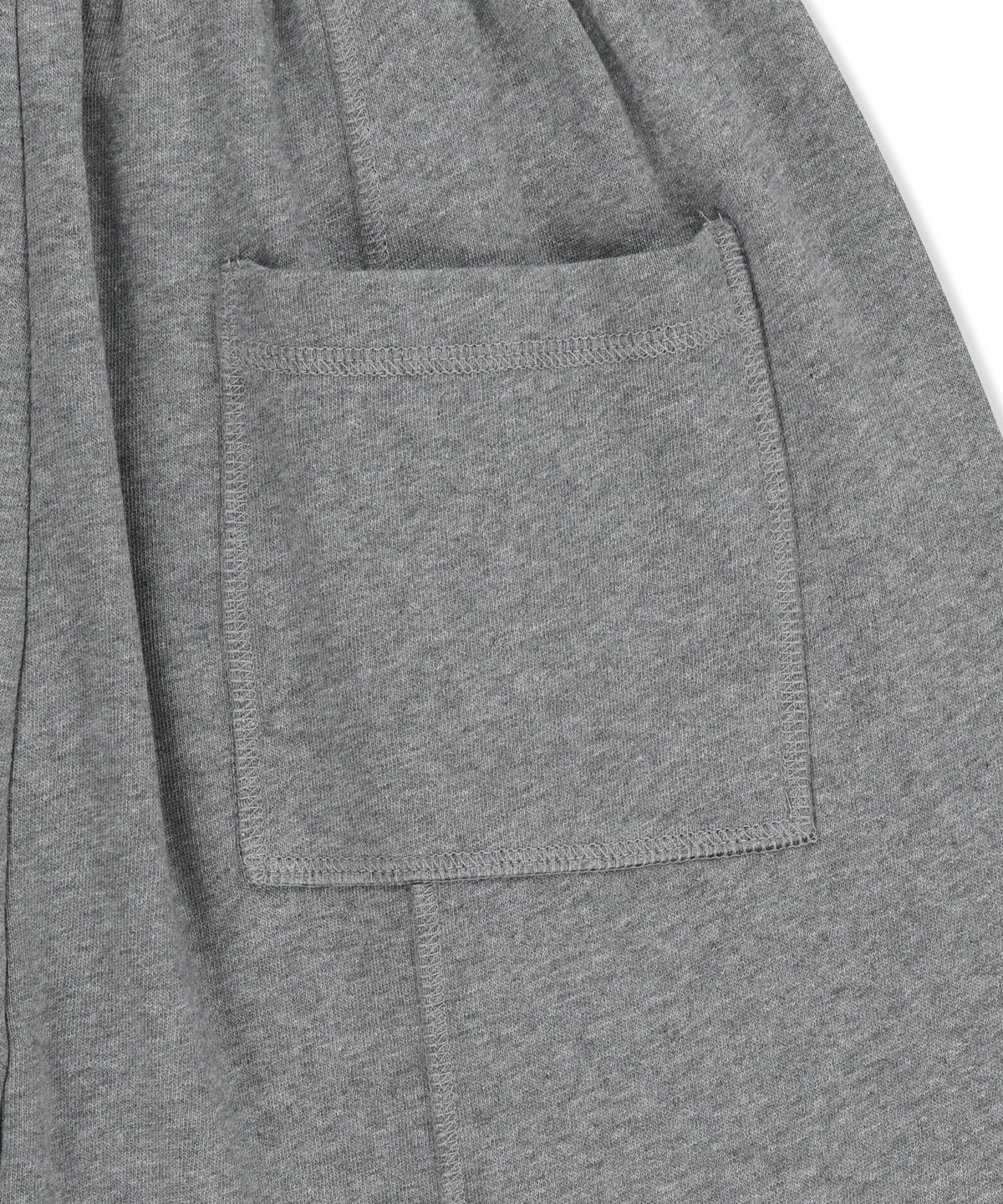 마뗑킴(MATIN KIM) COLORBLOCK CUT SEAM SWEATPANTS IN GREY