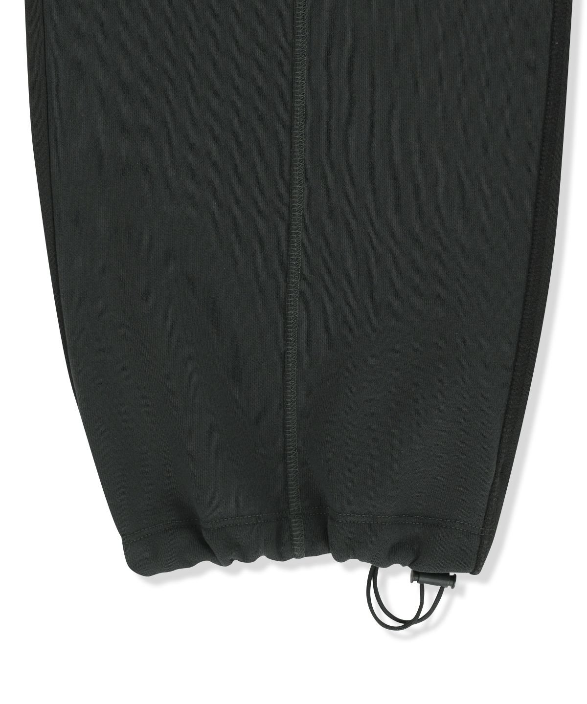 마뗑킴(MATIN KIM) COLORBLOCK CUT SEAM SWEATPANTS IN BLACK