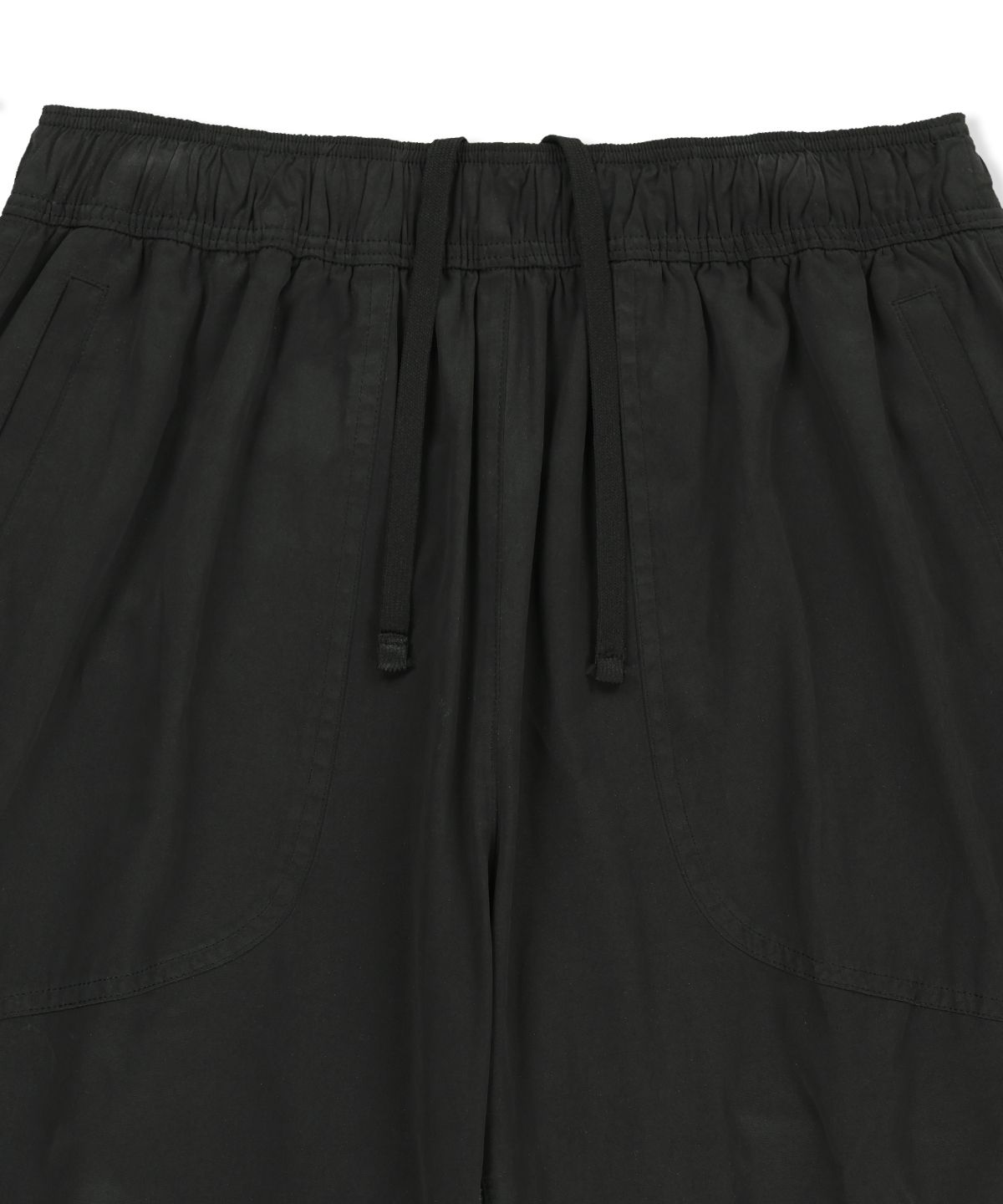 마뗑킴(MATIN KIM) WAFFLE COLOR BLOCK TRACK PANTS IN BLACK