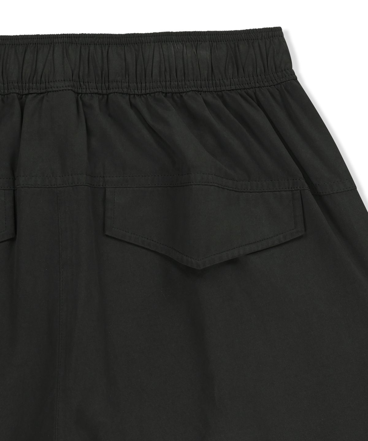 마뗑킴(MATIN KIM) WAFFLE COLOR BLOCK TRACK PANTS IN BLACK
