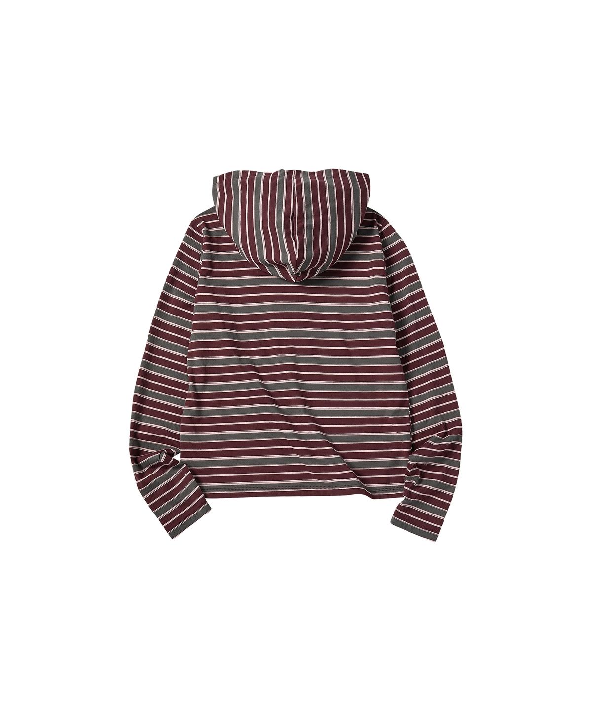 꼬모니노즈(COMONINOZ) W DOUBLE BUTTON HOOD [WINE]