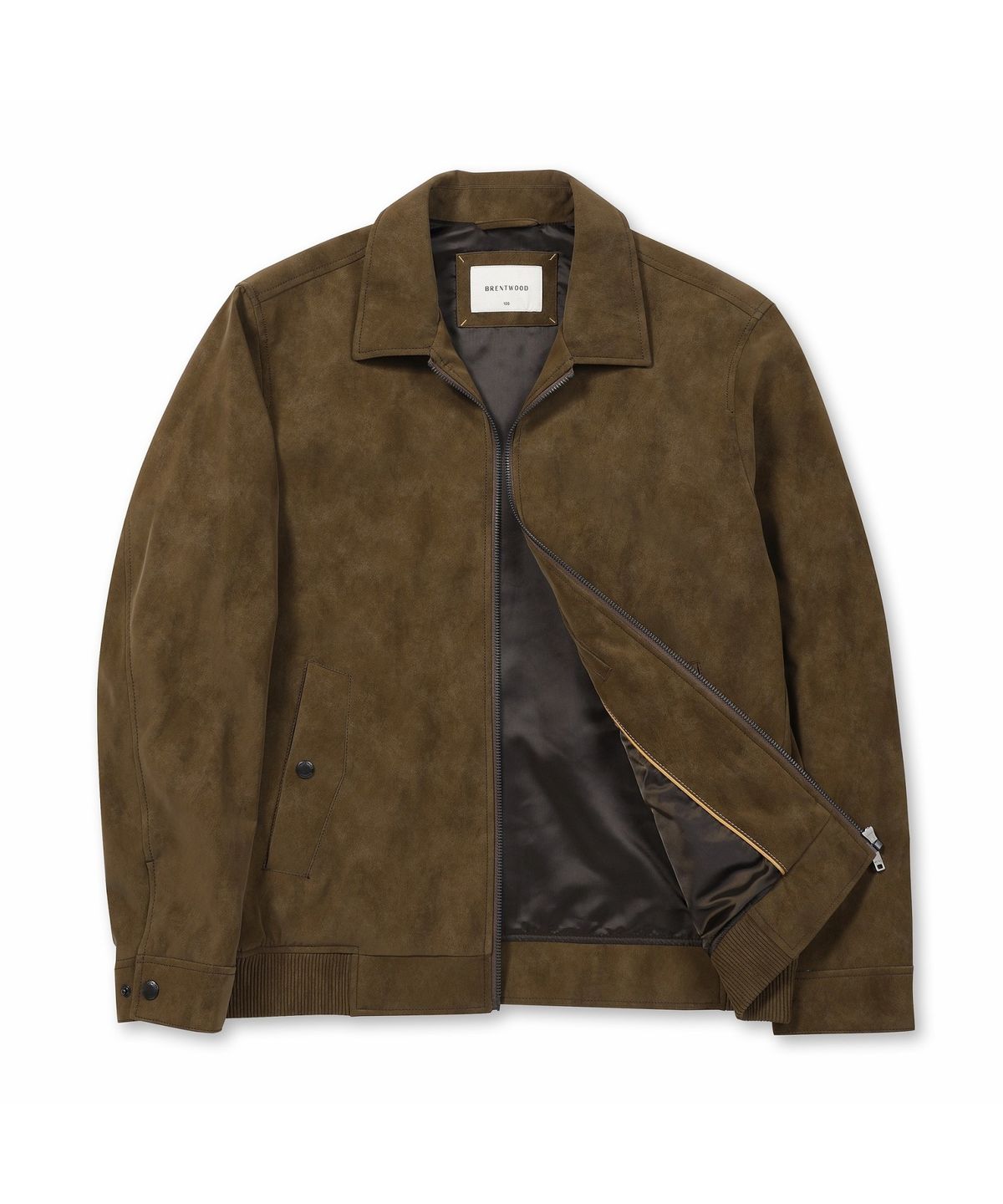브렌우드(BRENTWOOD) 인조가죽 블루종 BRUAA26151CMX