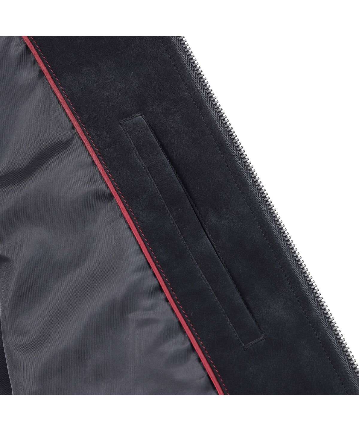 브렌우드(BRENTWOOD) 인조가죽 블루종 BRUAA26151NYX
