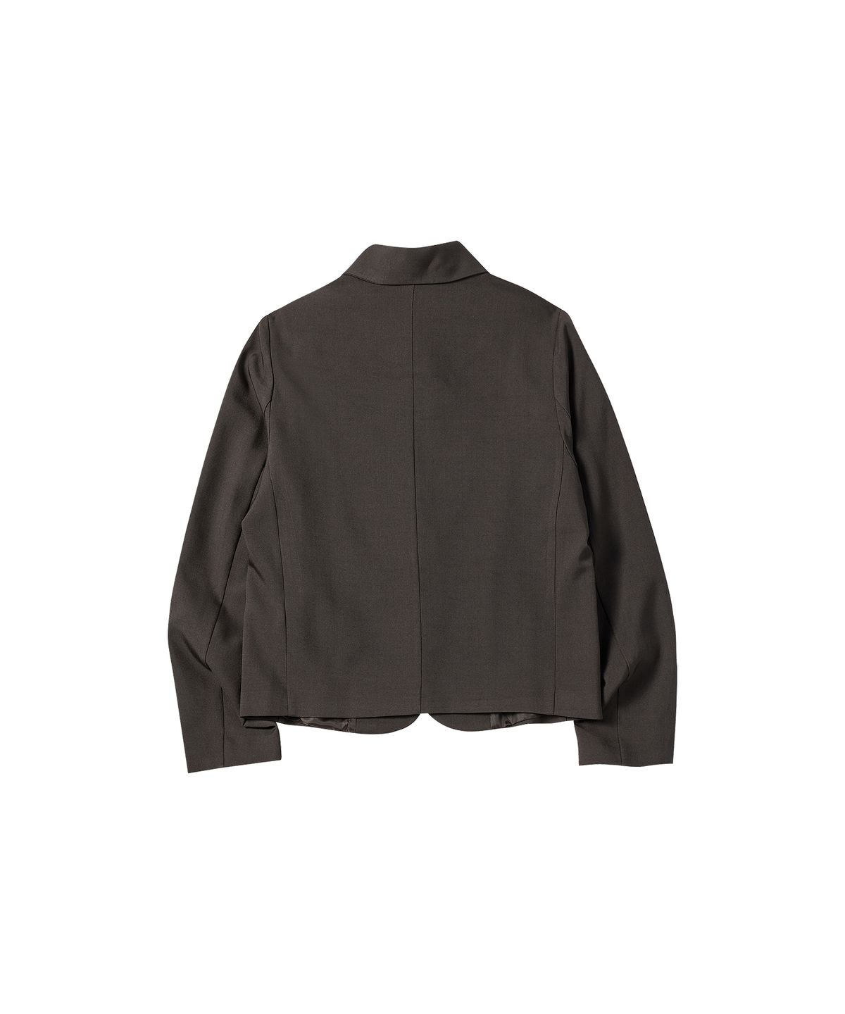 꼬모니노즈(COMONINOZ) W ROUND COLLAR JACKET [BROWN]