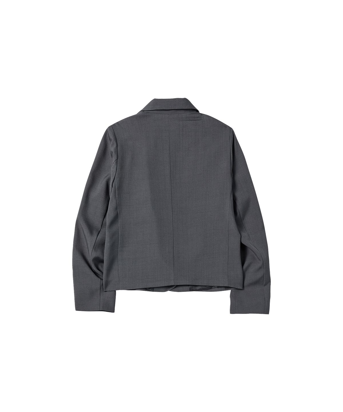 꼬모니노즈(COMONINOZ) W ROUND COLLAR JACKET [DEEP GRAY]