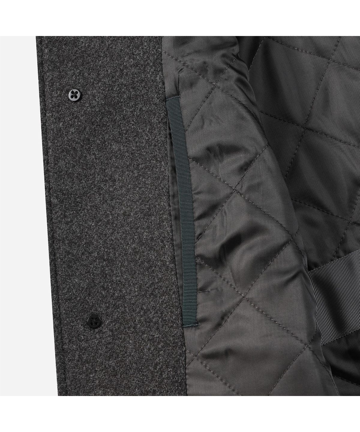 브렌우드(BRENTWOOD) 울블렌디드 셋인 카코트 BRCBW26542GYX