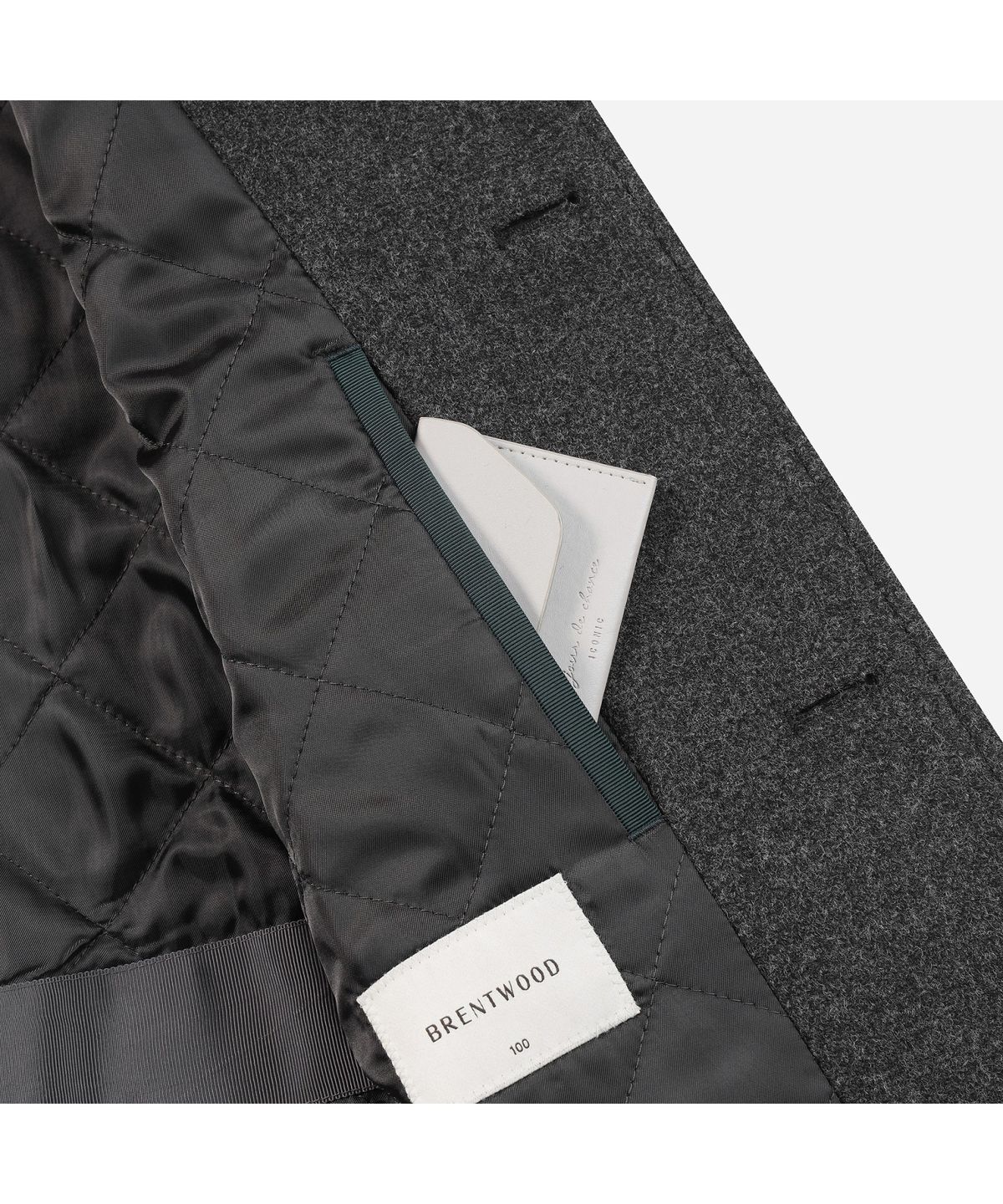 브렌우드(BRENTWOOD) 울블렌디드 셋인 카코트 BRCBW26542GYX