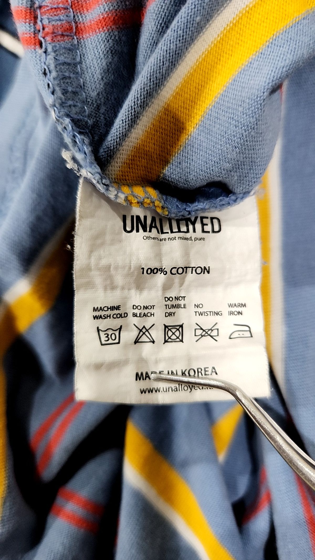 어널로이드(UNALLOYED) 긴소매 티셔츠 L