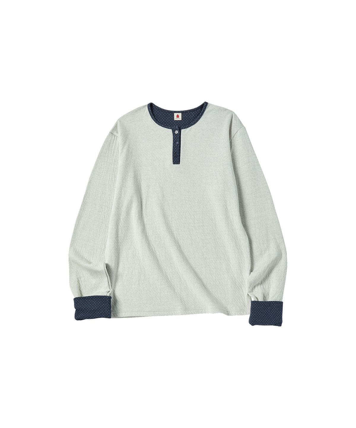 꼬모니노즈(COMONINOZ) W DOT LAYERING T-SHIRT [CREAM]