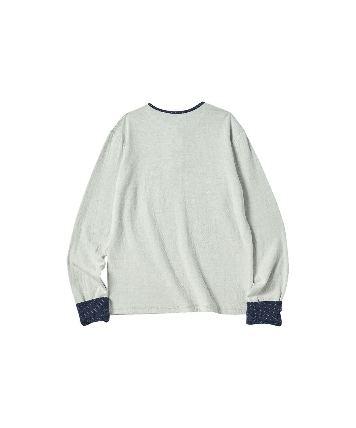꼬모니노즈(COMONINOZ) W DOT LAYERING T-SHIRT [CREAM]