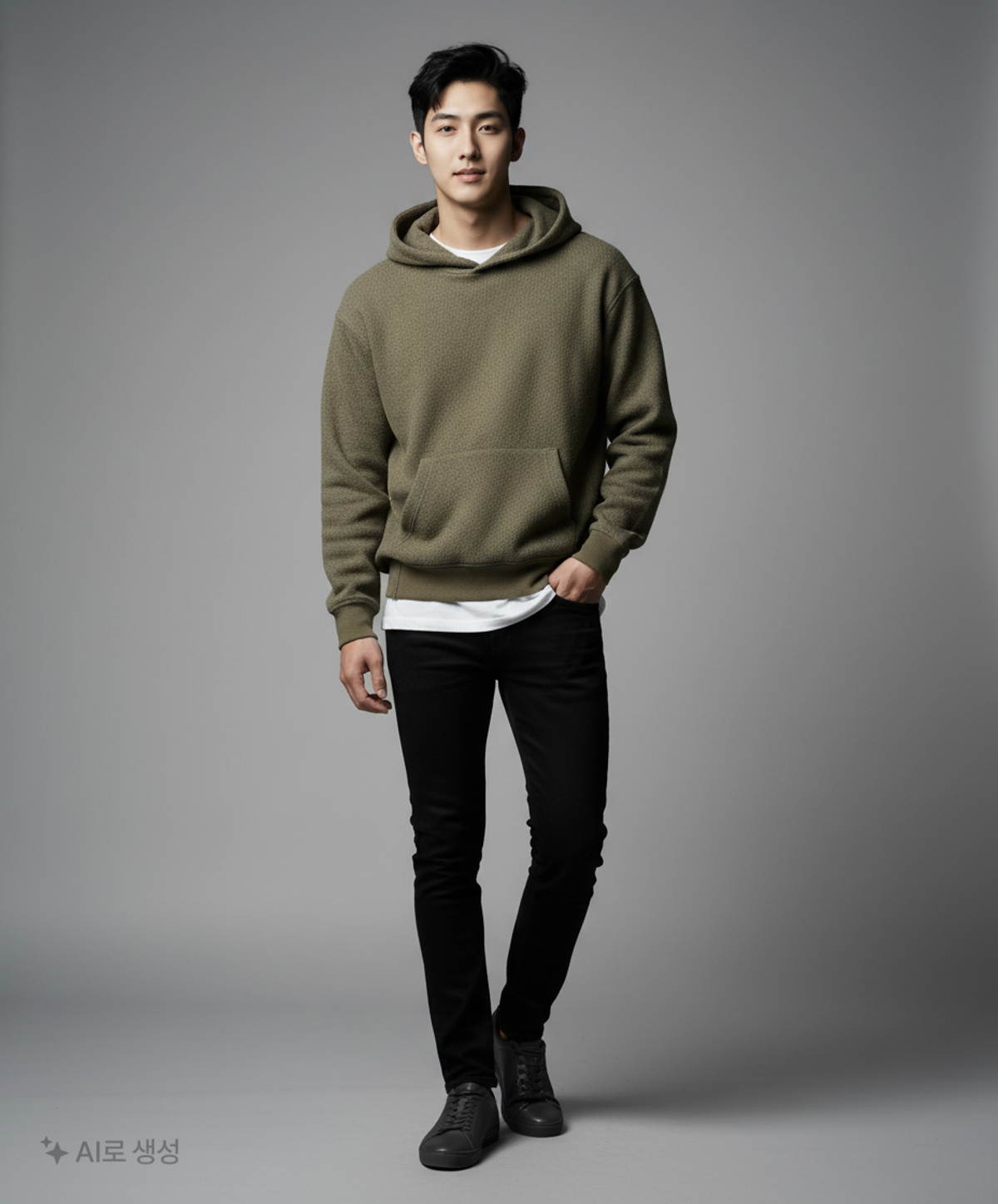 메종미네드(MAISON MINED) VENUS PLUSH HOODIE KHAKI S