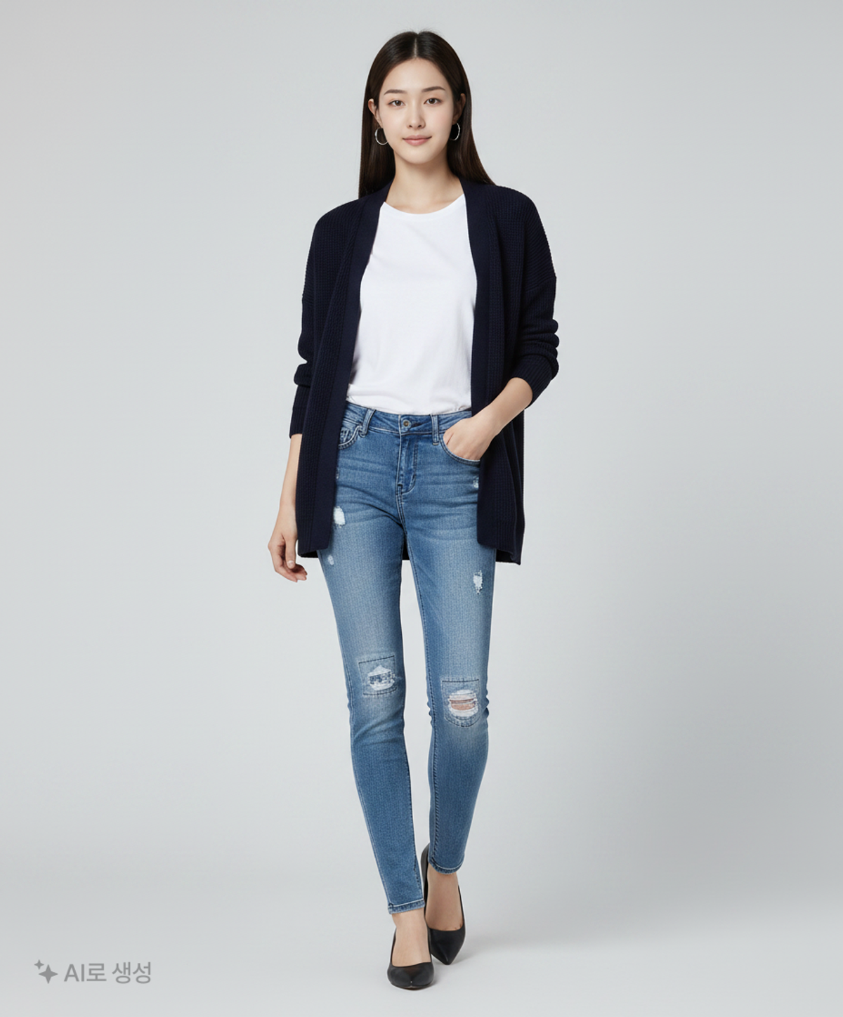 홀리스터(HOLLISTER) 청/데님 팬츠 23