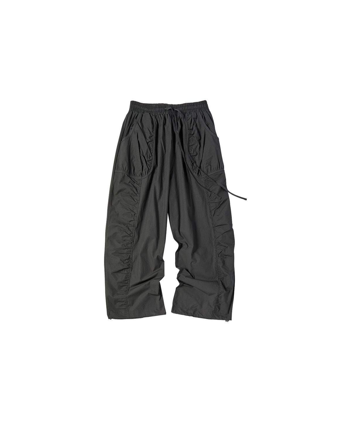 꼬모니노즈(COMONINOZ) W SHIRRING PANTS [DEEP GRAY]