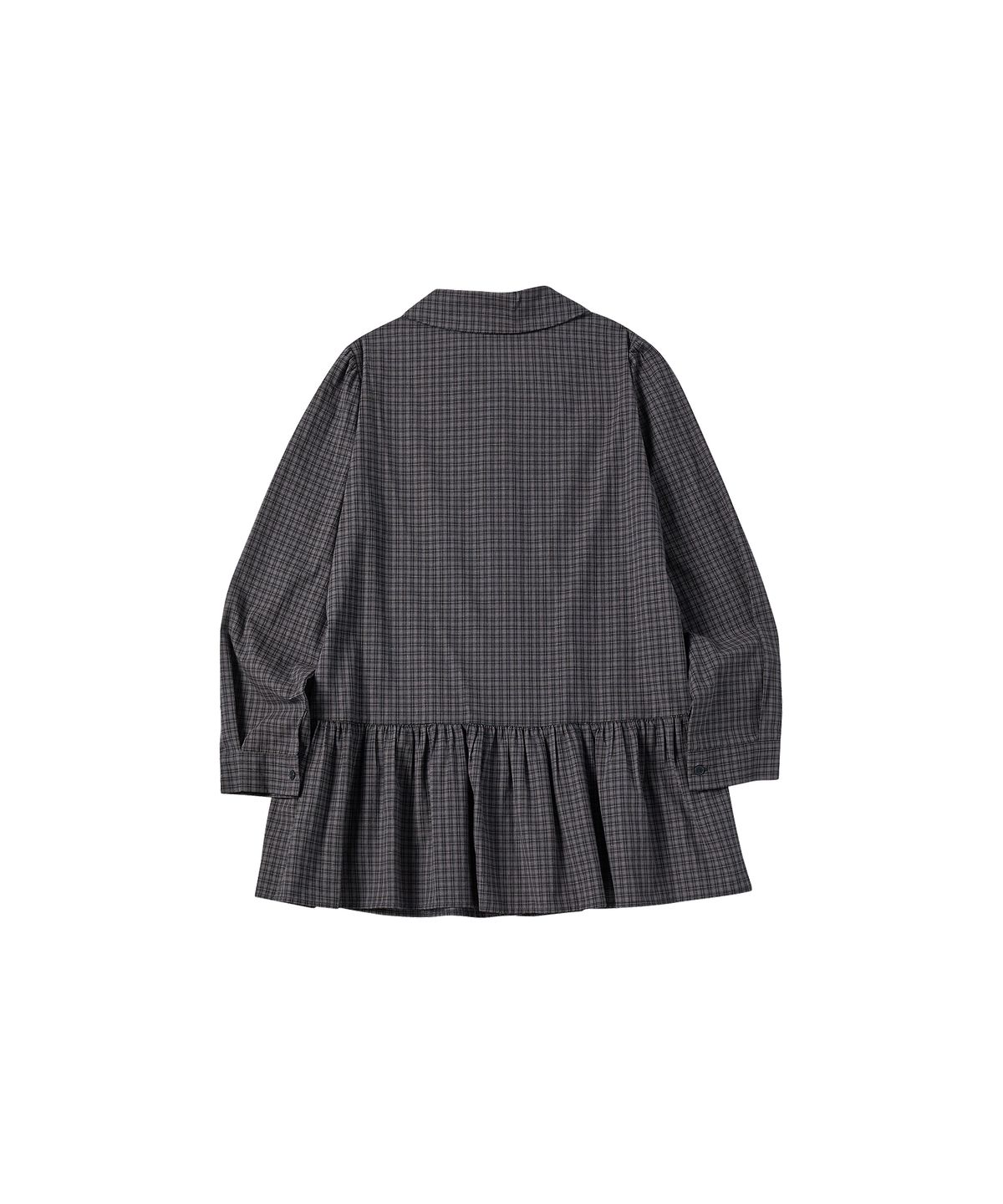 꼬모니노즈(COMONINOZ) W AUTUMN ROUND BLOUSE [NAVY]