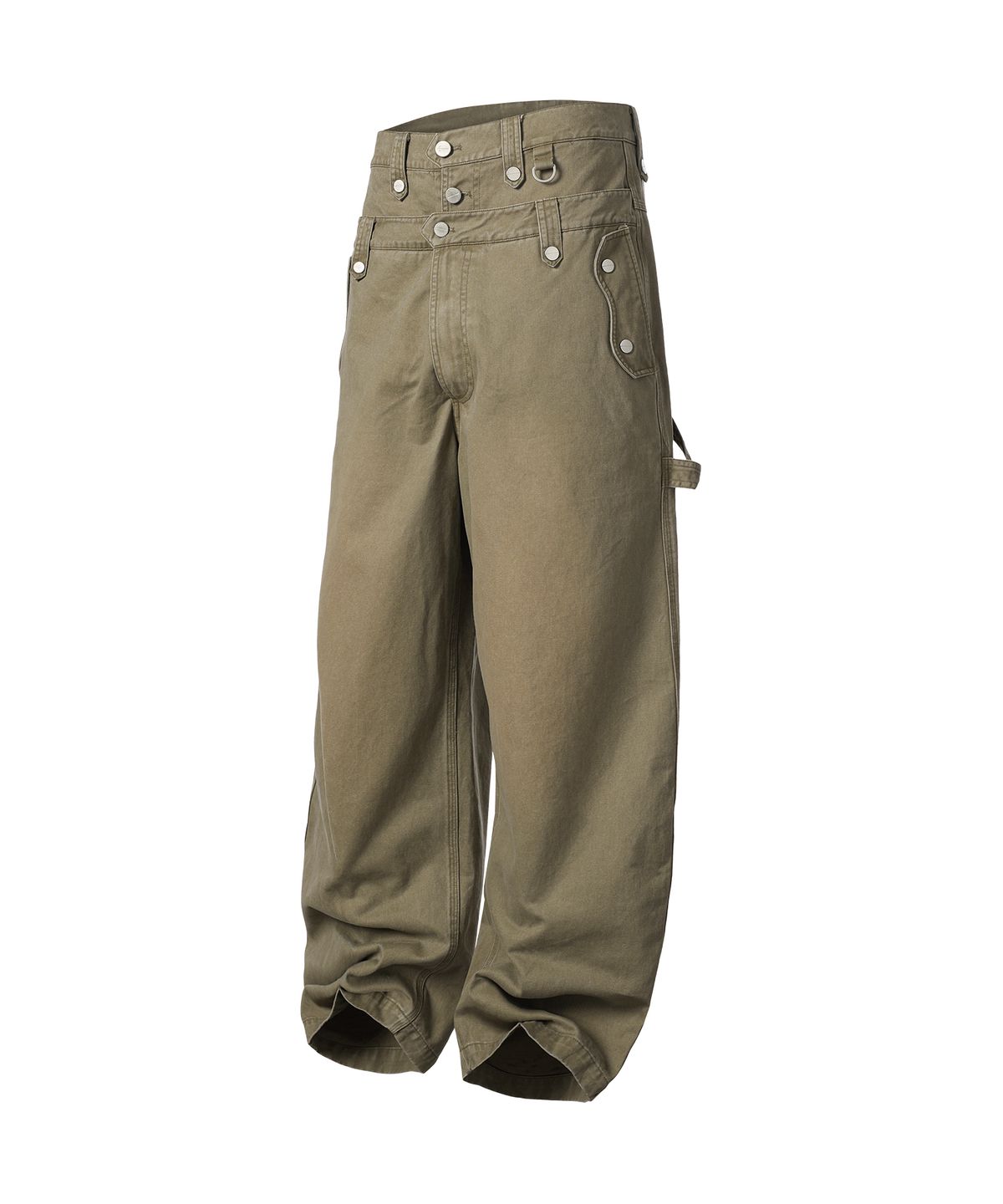 더바이닐하우스(THEVINYLHOUSE) DOUBLE POCKET LAP PANTS BEIGE