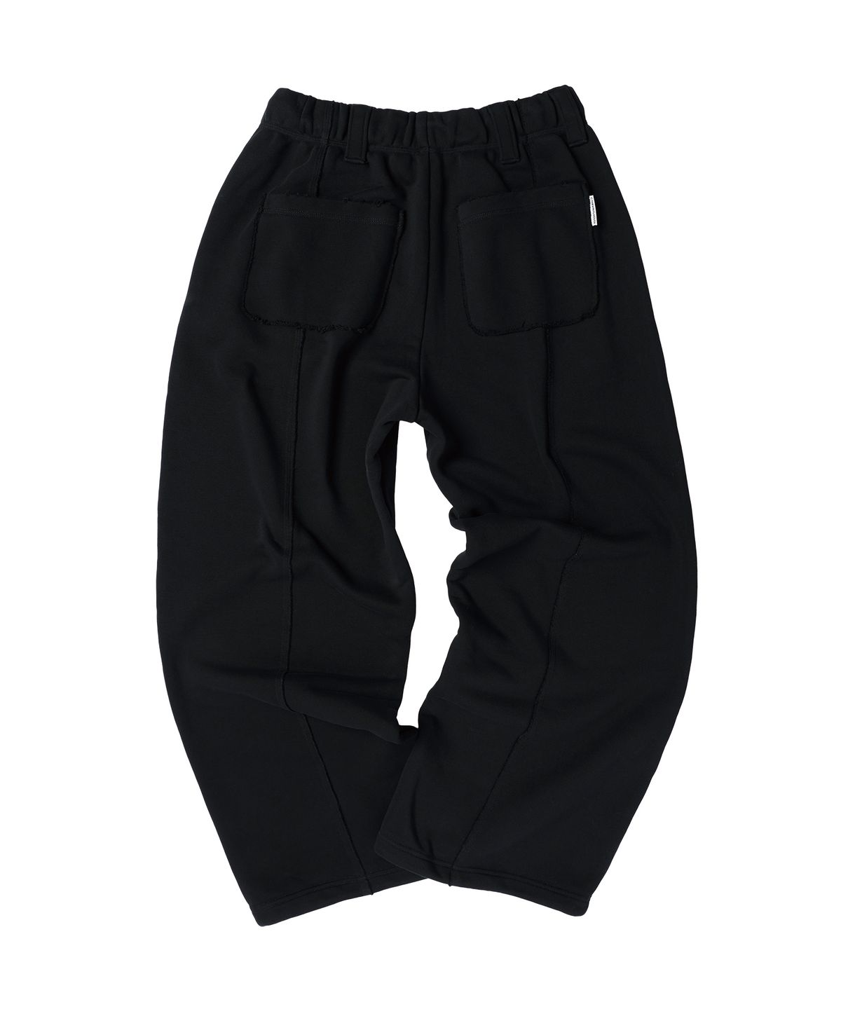 더바이닐하우스(THEVINYLHOUSE) BELTED DETAIL SWEAT PANTS BLACK