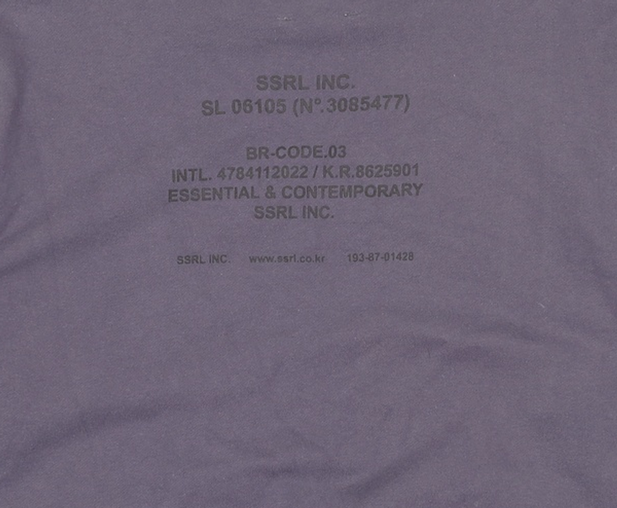 에스에스알엘(SSRL) essential sweat shirt / charcoal L