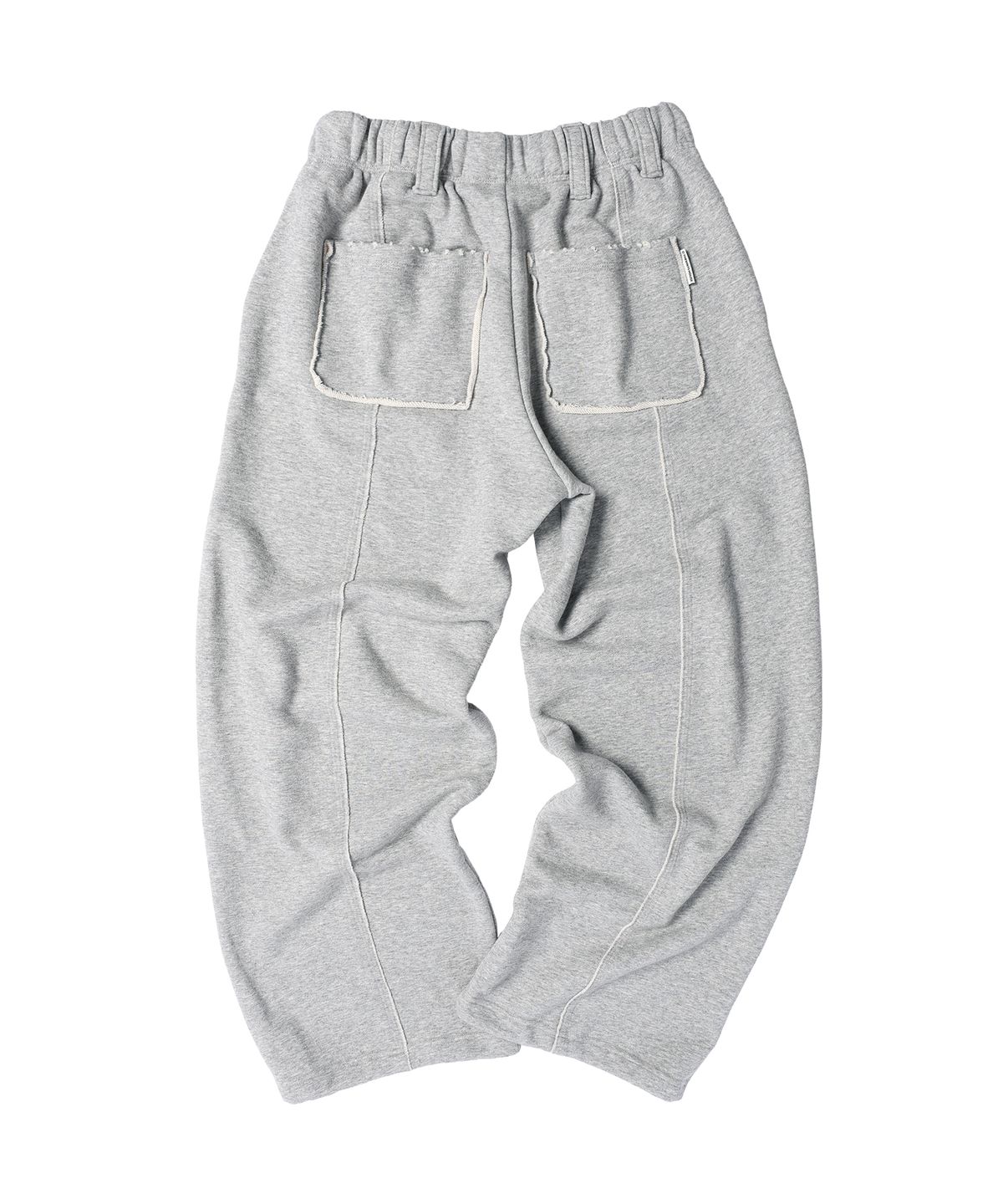 더바이닐하우스(THEVINYLHOUSE) BELTED DETAIL SWEAT PANTS GREY