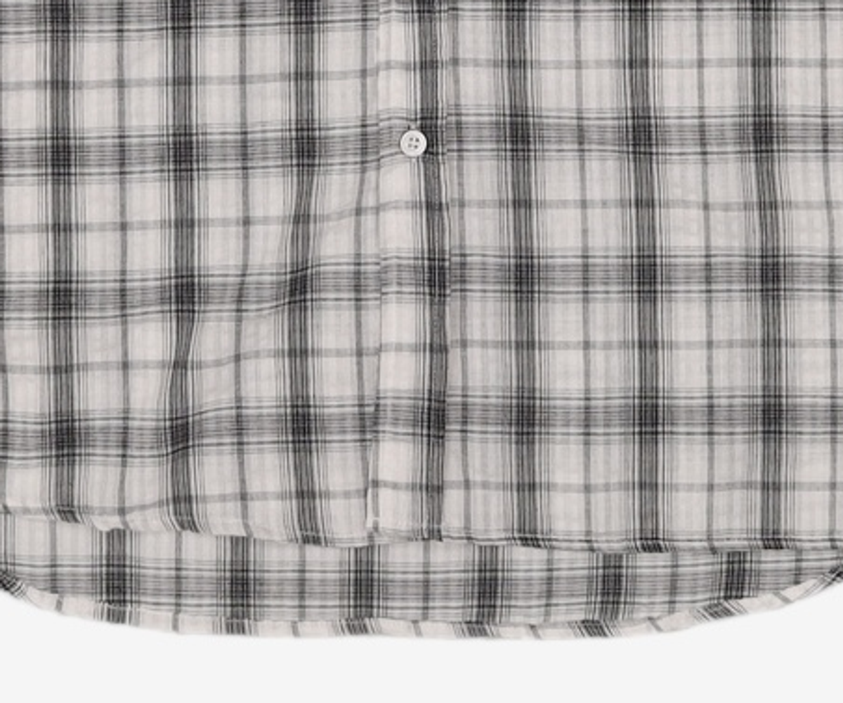 어반드레스(AVANDRESS) Smith Overfit Check Shirt WHITE M