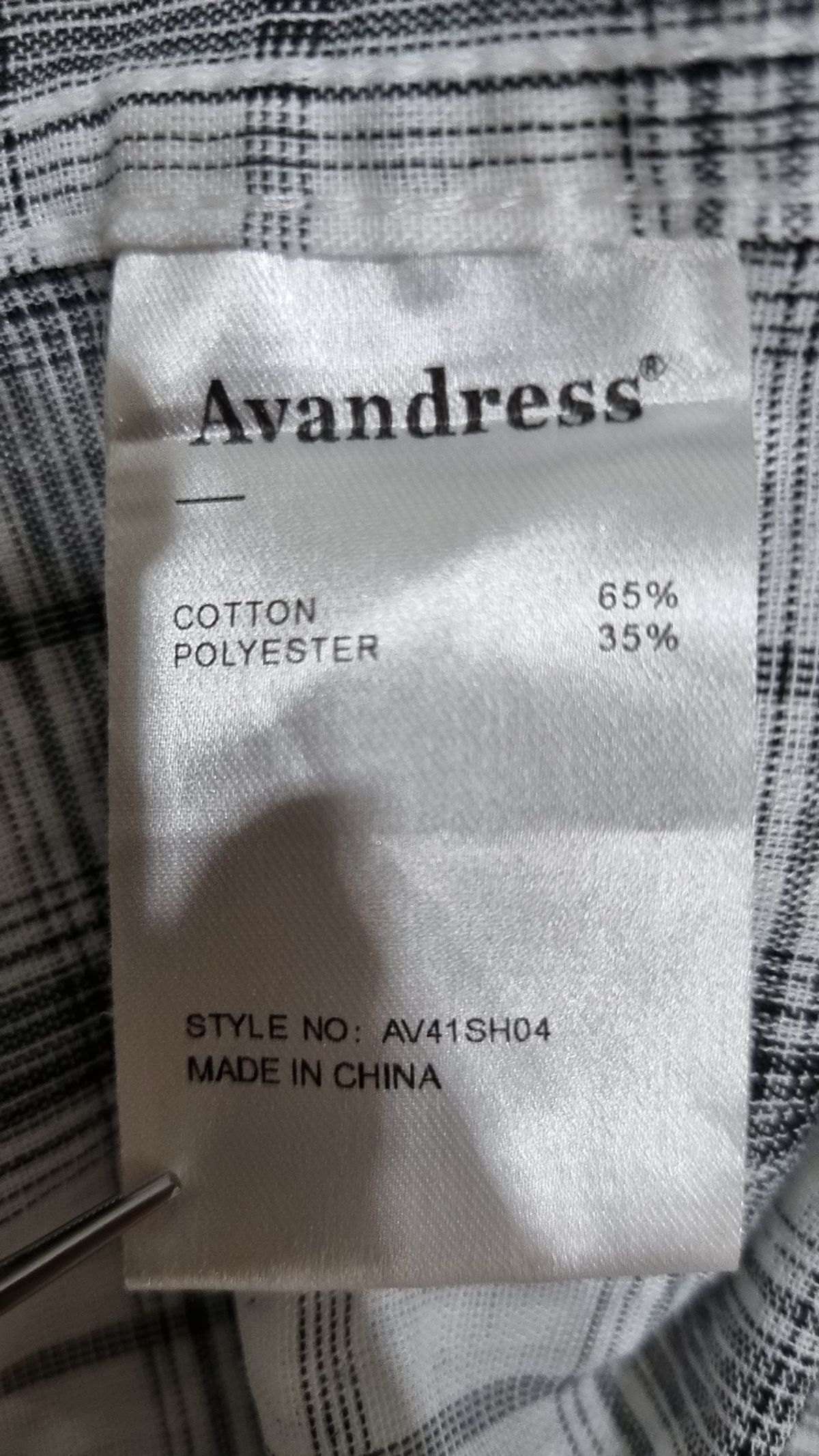 어반드레스(AVANDRESS) Smith Overfit Check Shirt WHITE M